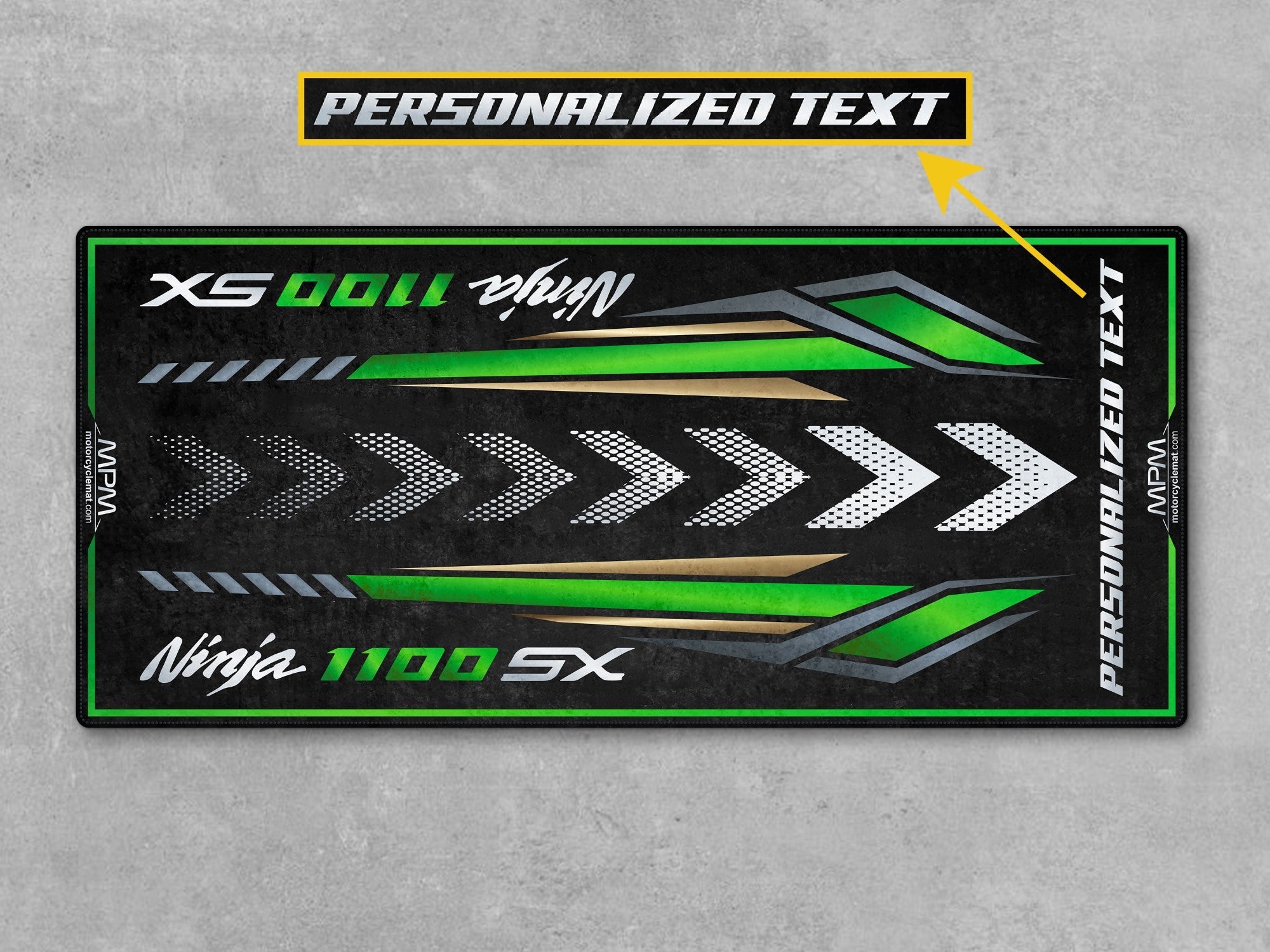 MPM Motorcycle Mat for Kawasaki Ninja 1100 SX - MM4228