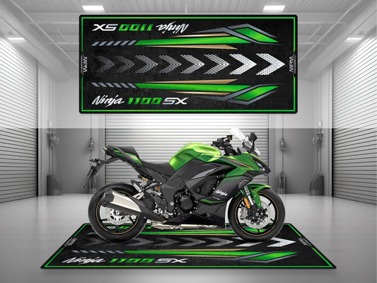 MPM Motorcycle Mat for Kawasaki Ninja 1100 SX - MM4228