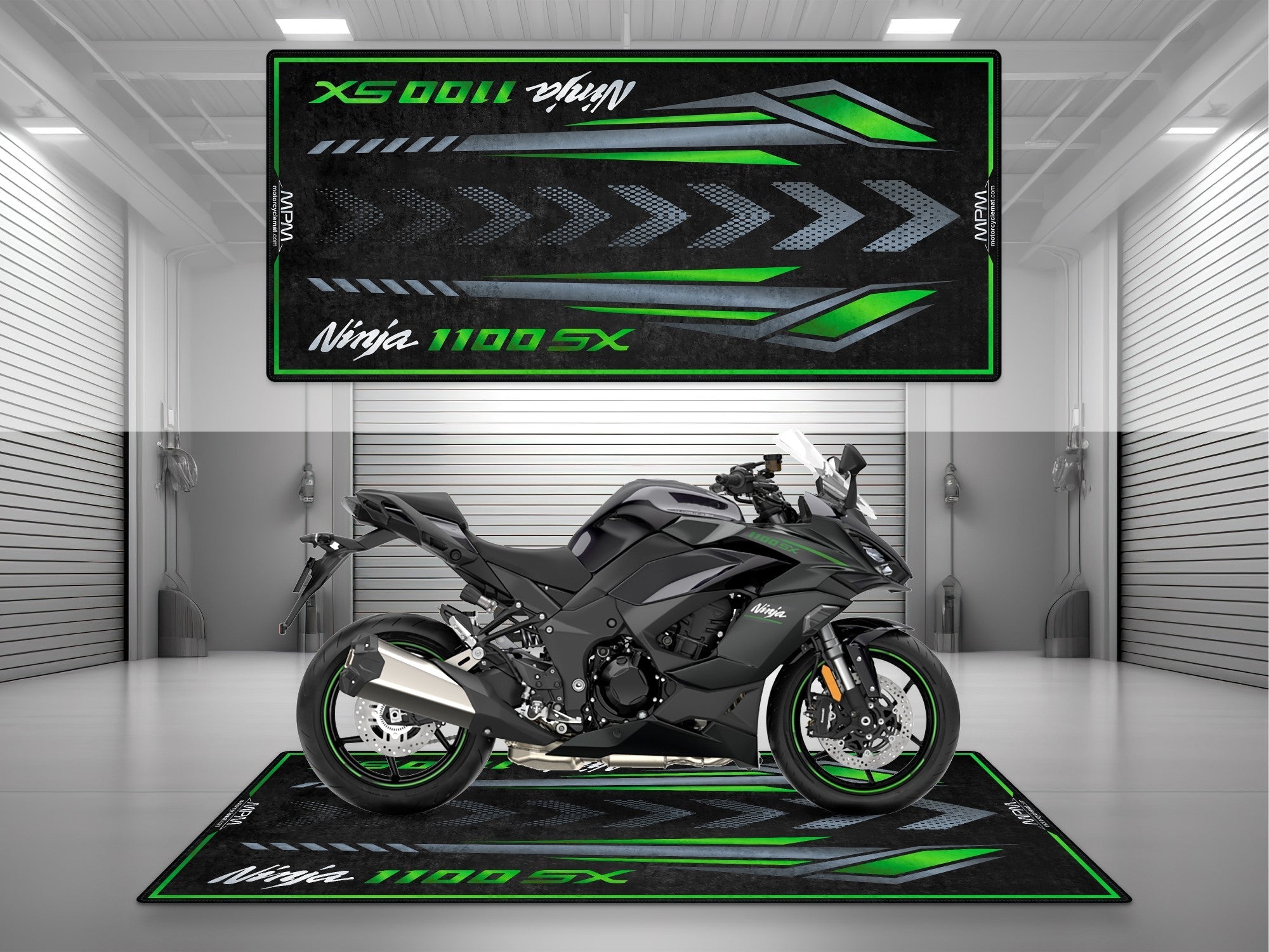 MPM Motorcycle Mat for Kawasaki Ninja 1100 SX - MM4228