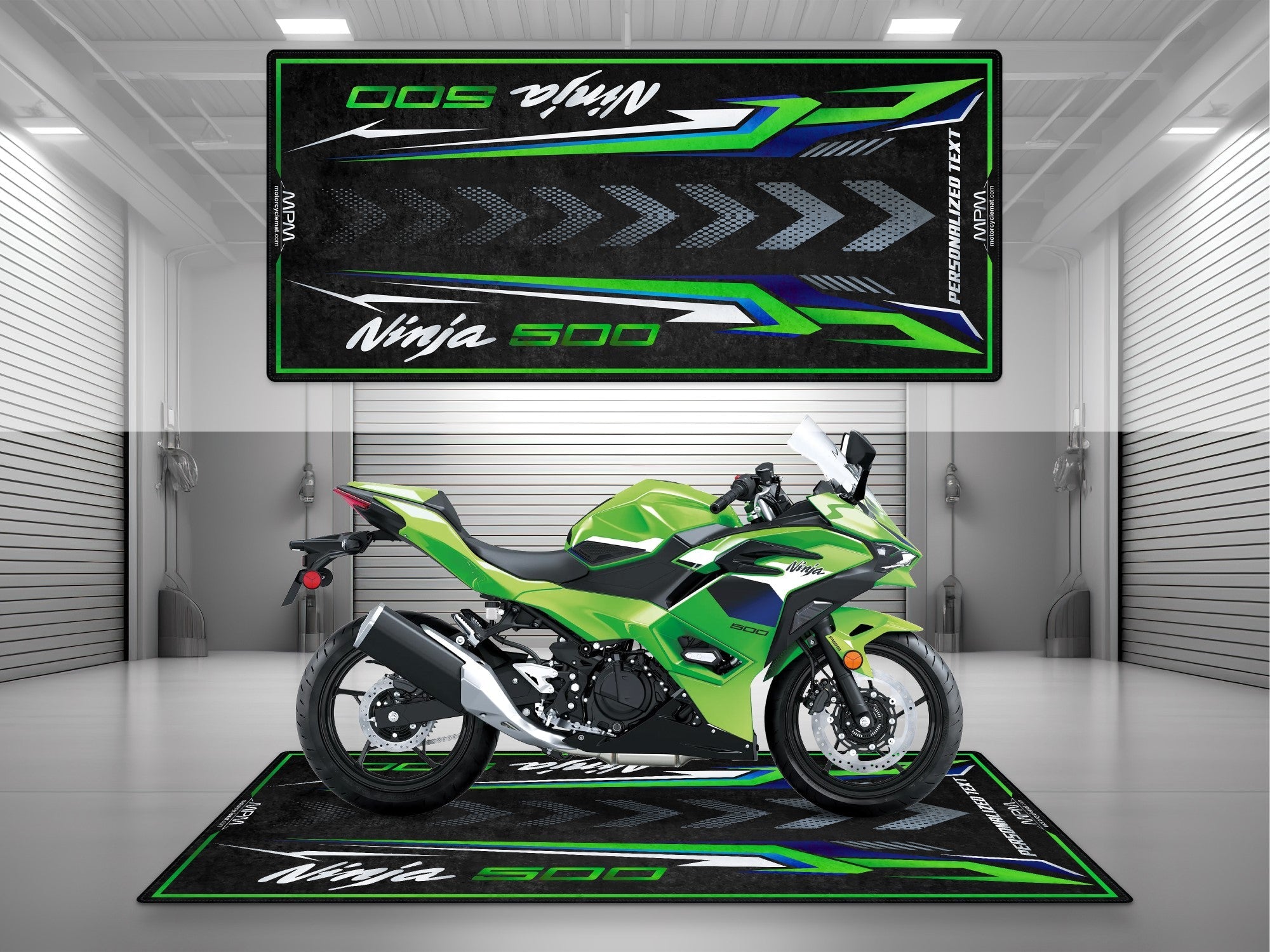 MPM Motorcycle Mat for Kawasaki Ninja 500 SE - MM4230