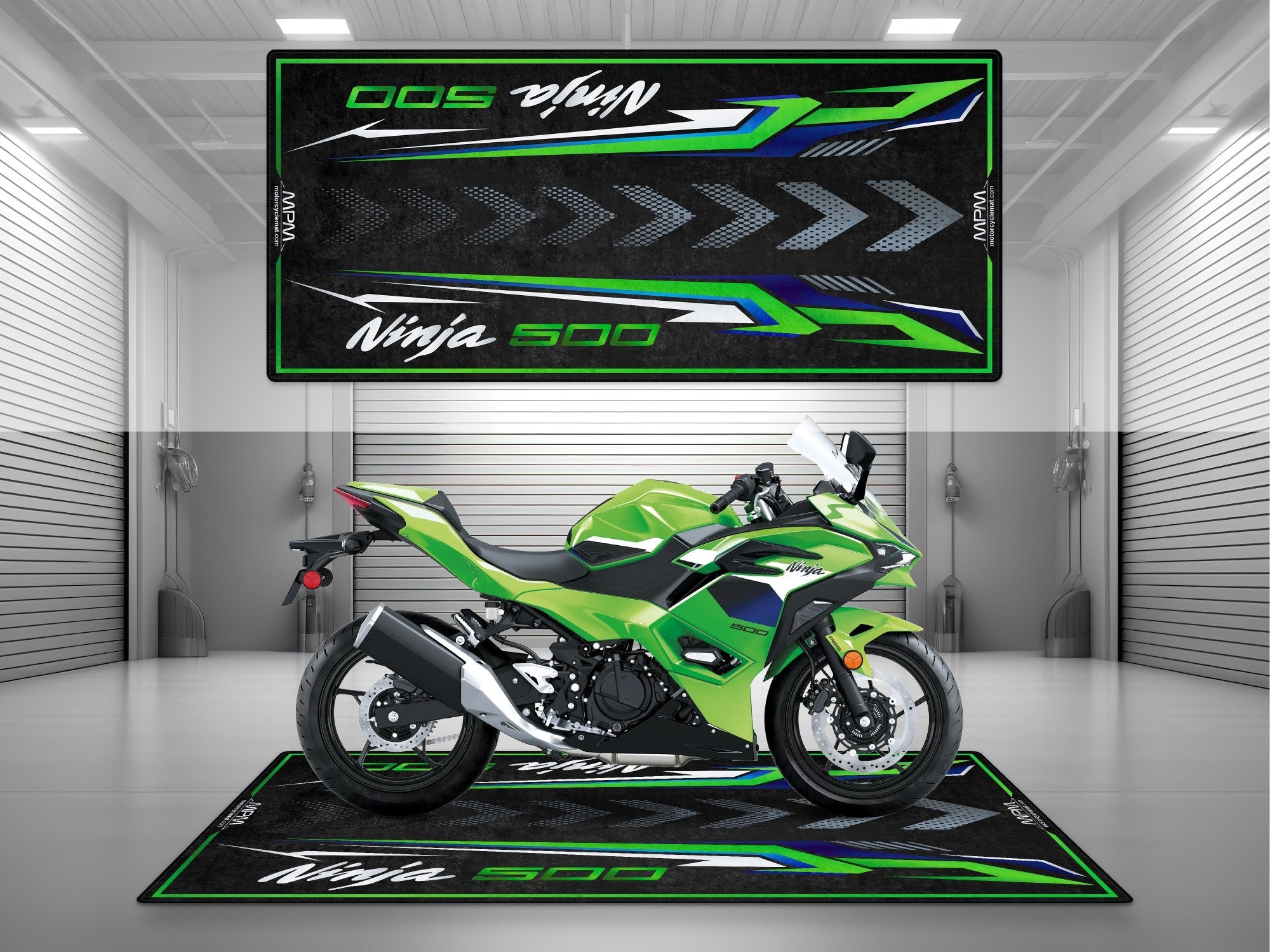MPM Motorcycle Mat for Kawasaki Ninja 500 SE - MM4230