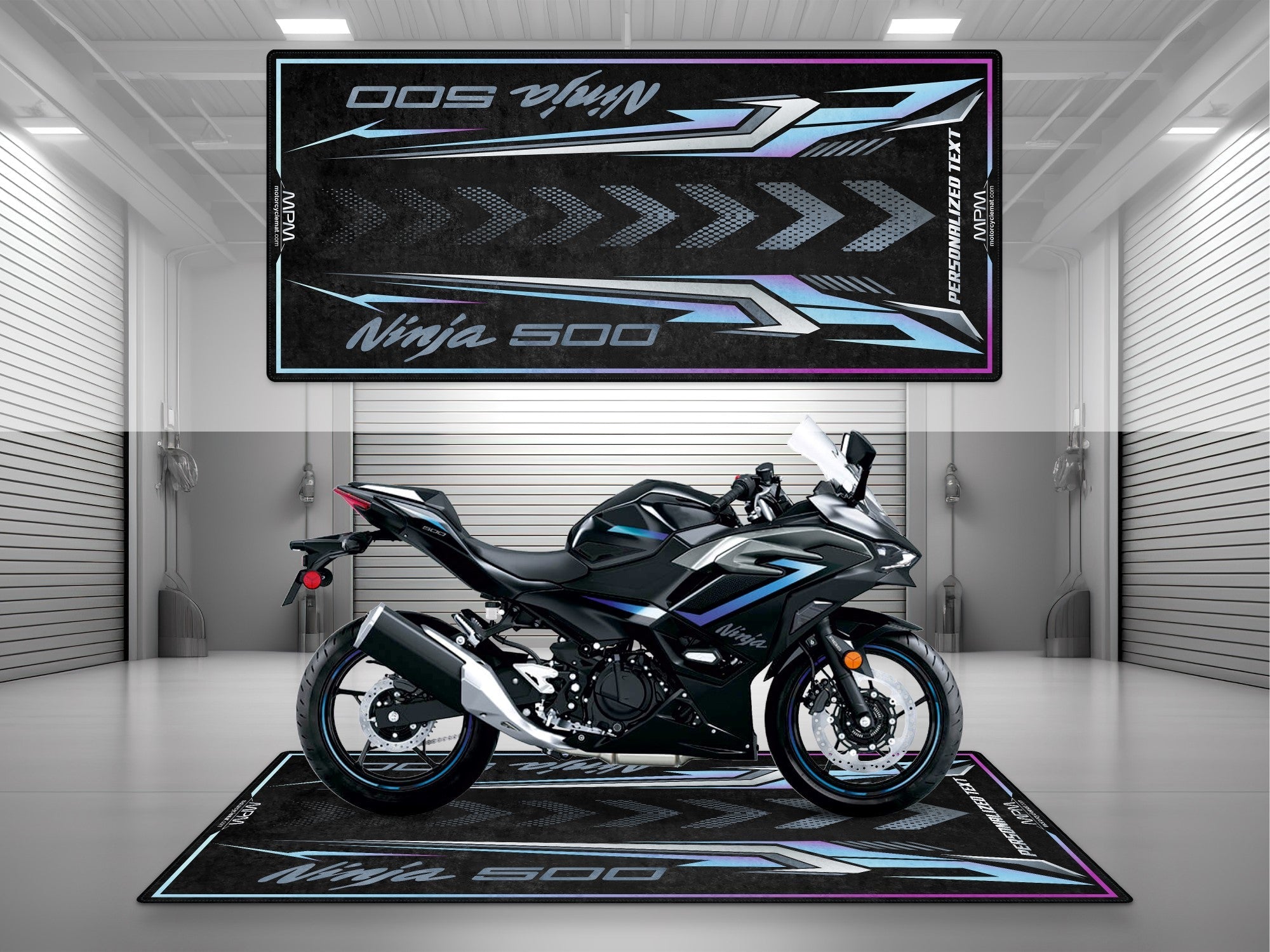 MPM Motorcycle Mat for Kawasaki Ninja 500 SE - MM4230