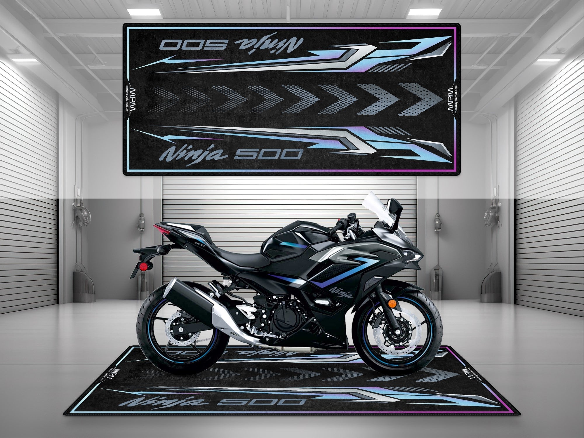 MPM Motorcycle Mat for Kawasaki Ninja 500 SE - MM4230