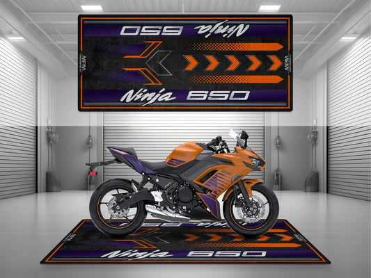 MPM Motorcycle Mat for Kawasaki Ninja 650 - MM7388