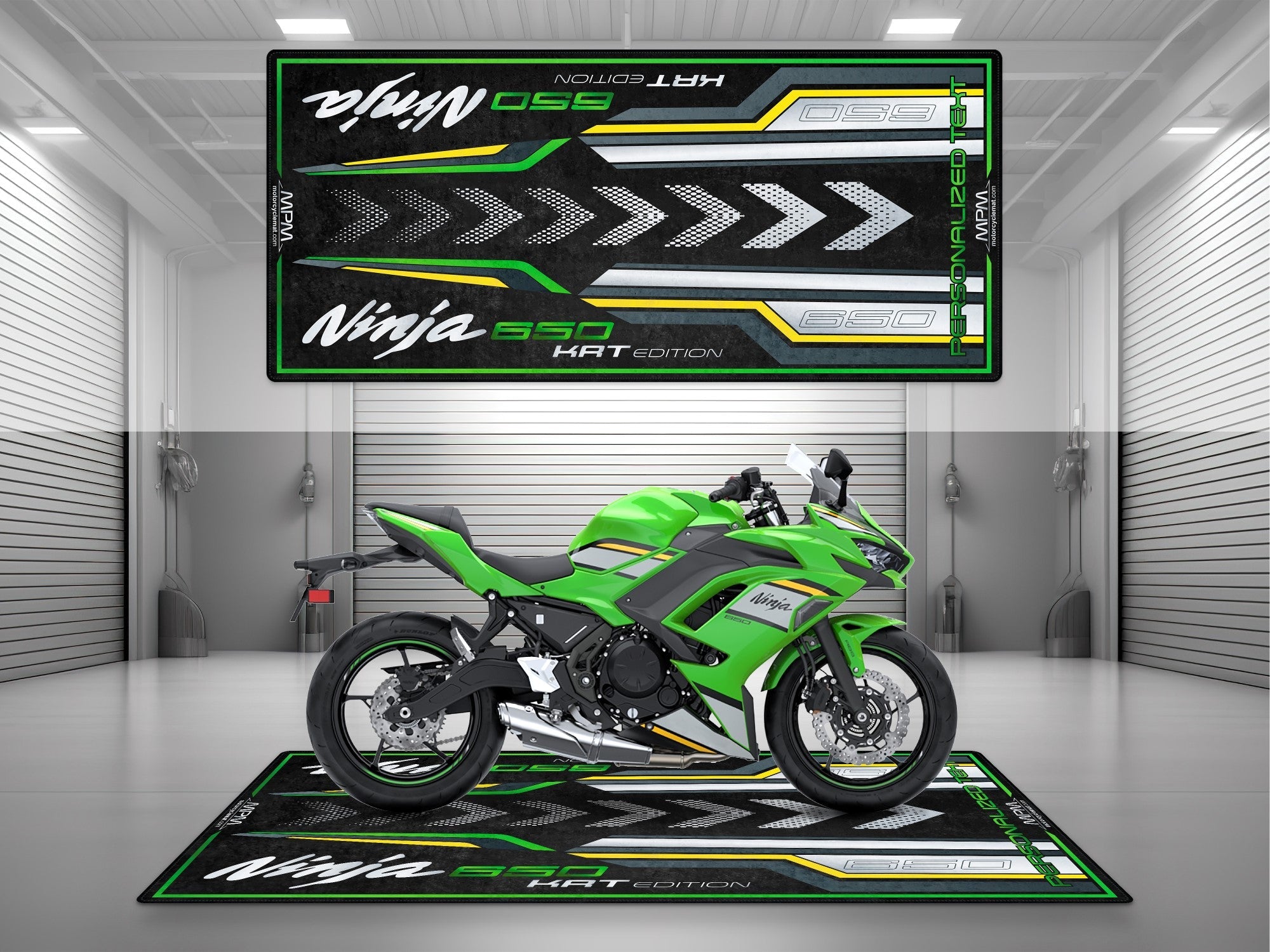 MPM Motorcycle Mat for Kawasaki Ninja 650 KRT Edition - MM7389