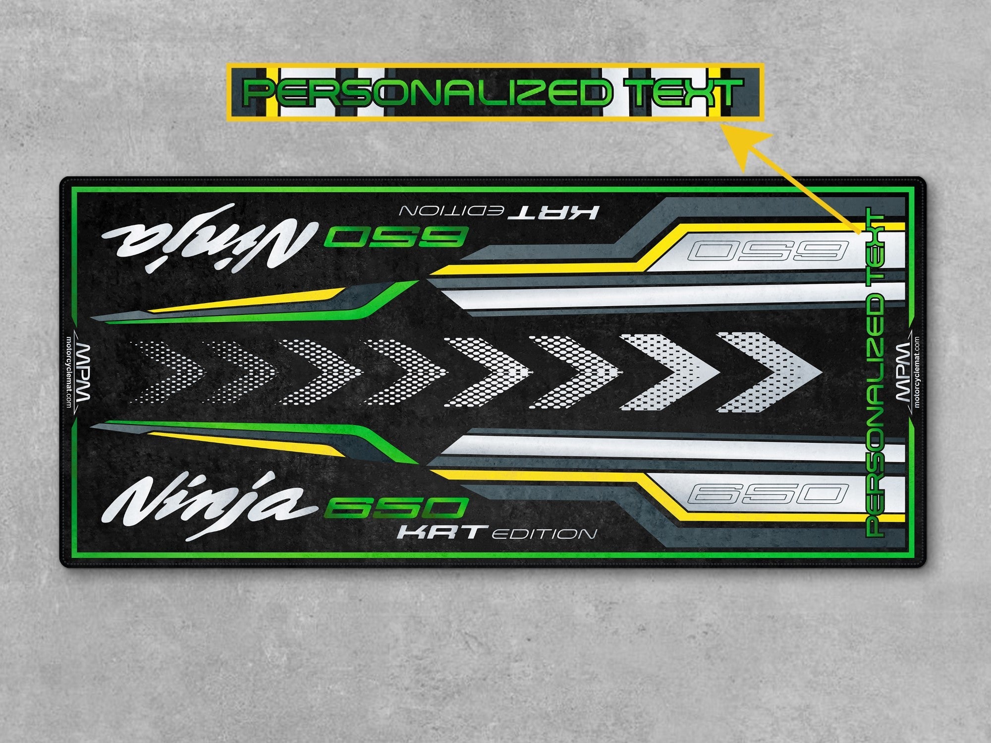 MPM Motorcycle Mat for Kawasaki Ninja 650 KRT Edition - MM7389