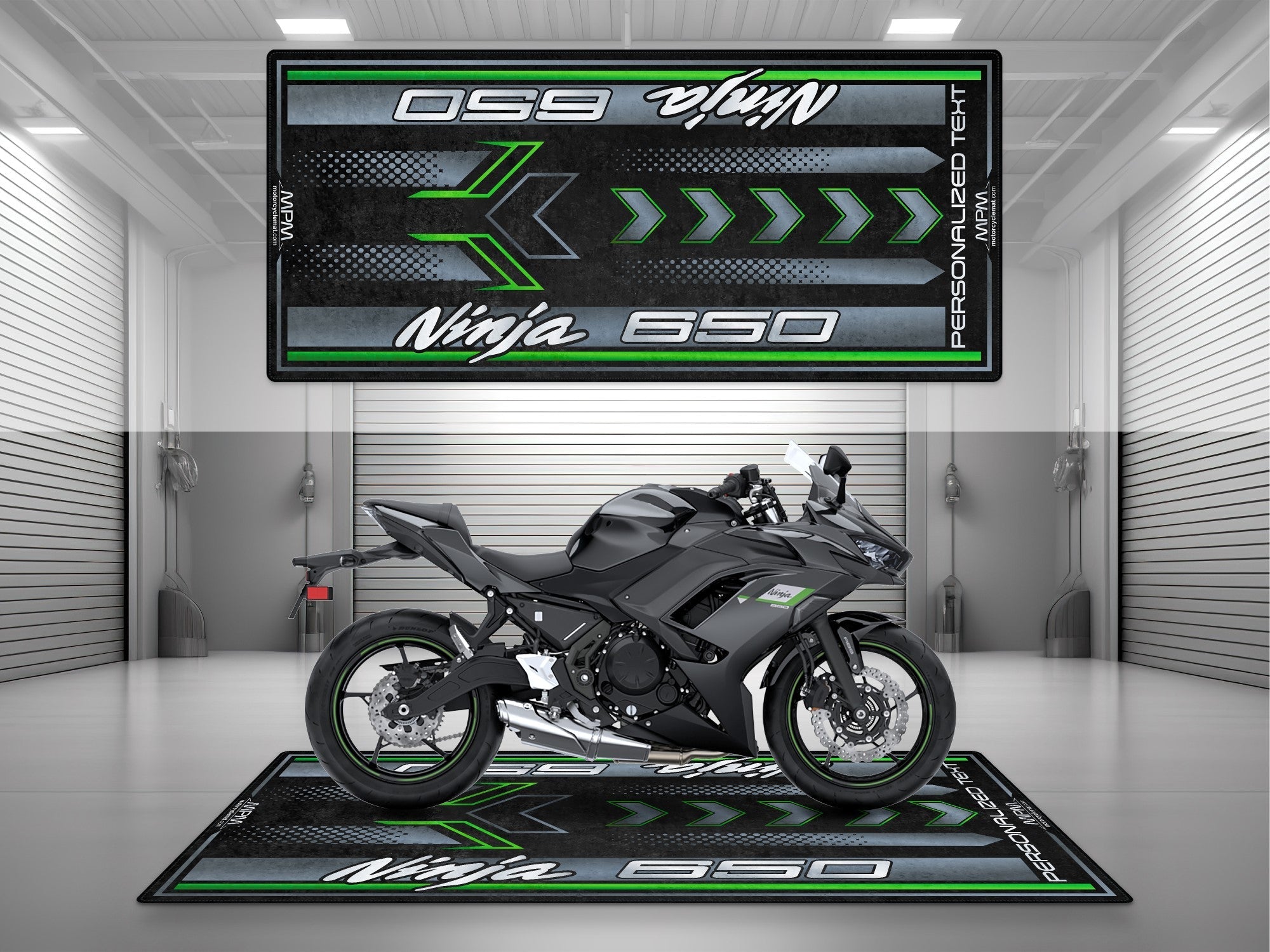 MPM Motorcycle Mat for Kawasaki Ninja 650 - MM7388