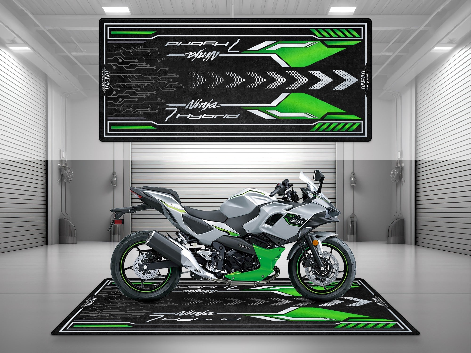 MPM Motorcycle Mat for Kawasaki Ninja 7 Hybrid - MM4229