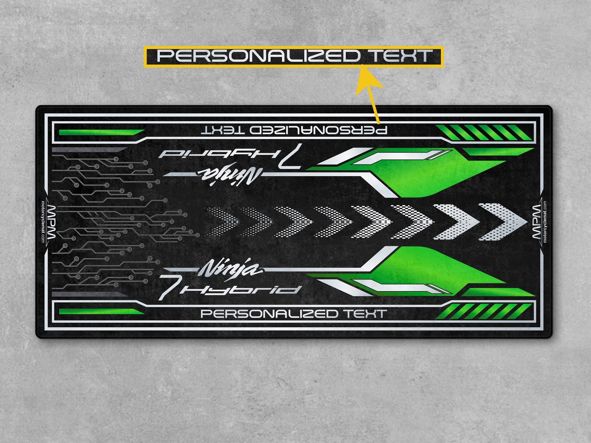 MPM Motorcycle Mat for Kawasaki Ninja 7 Hybrid - MM4229