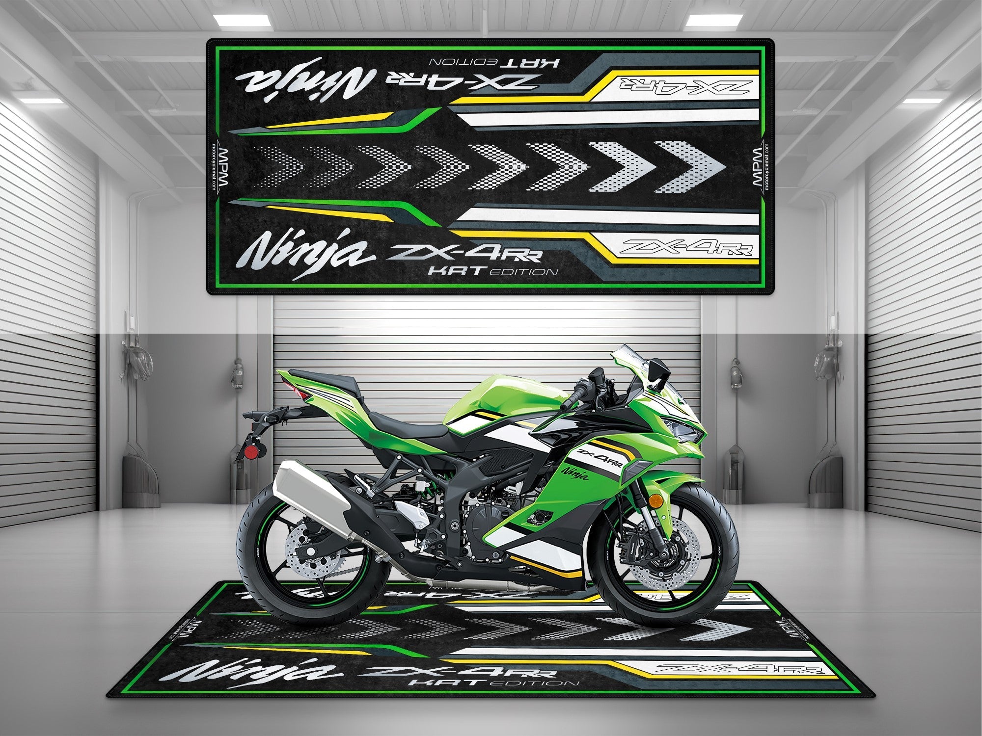 MPM Motorcycle Mat for Kawasaki Ninja ZX-4RR KRT Edition - MM7393