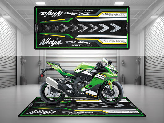 MPM Motorcycle Mat for Kawasaki Ninja ZX-4RR KRT Edition - MM7393