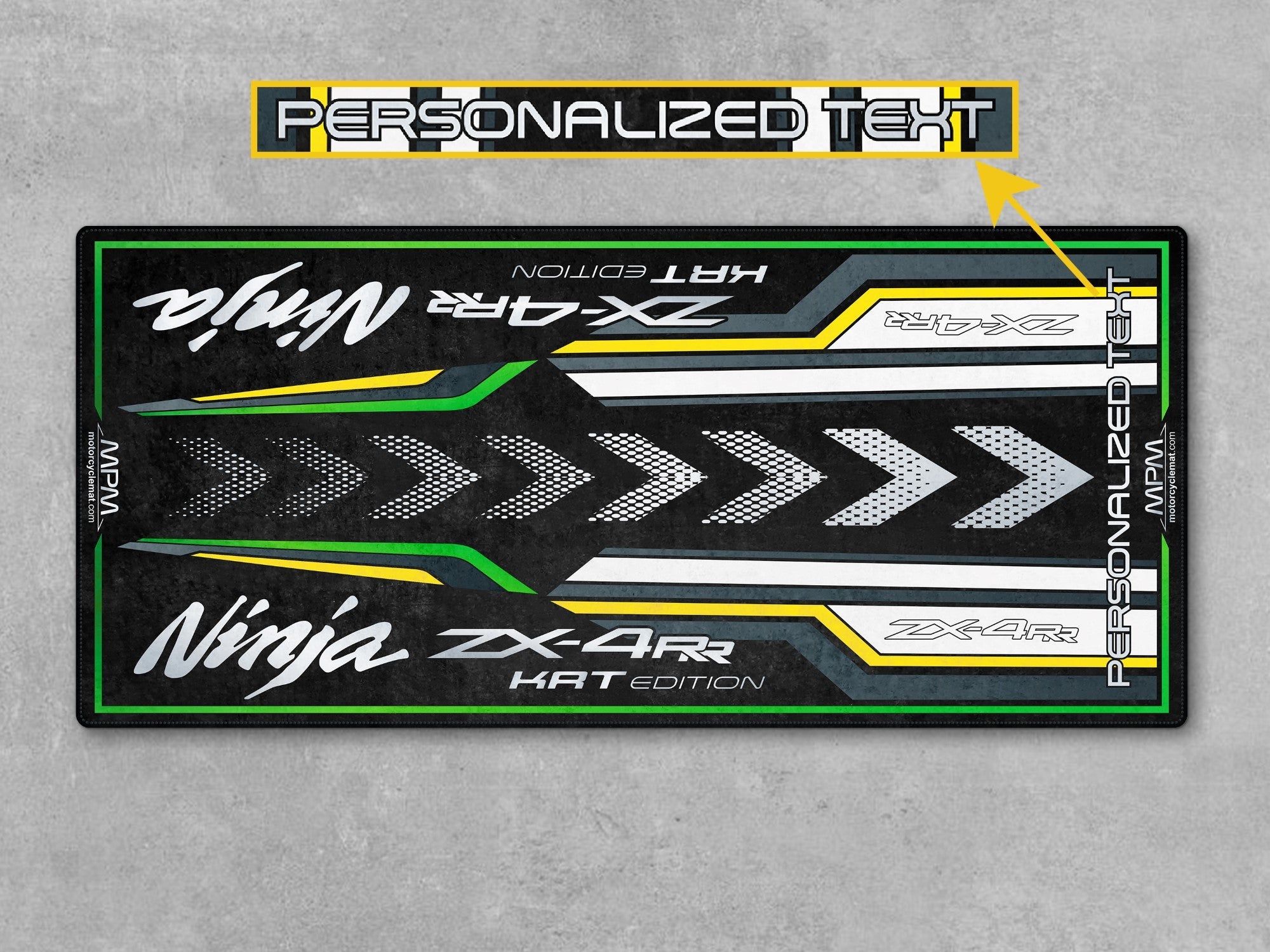 MPM Motorcycle Mat for Kawasaki Ninja ZX-4RR KRT Edition - MM7393