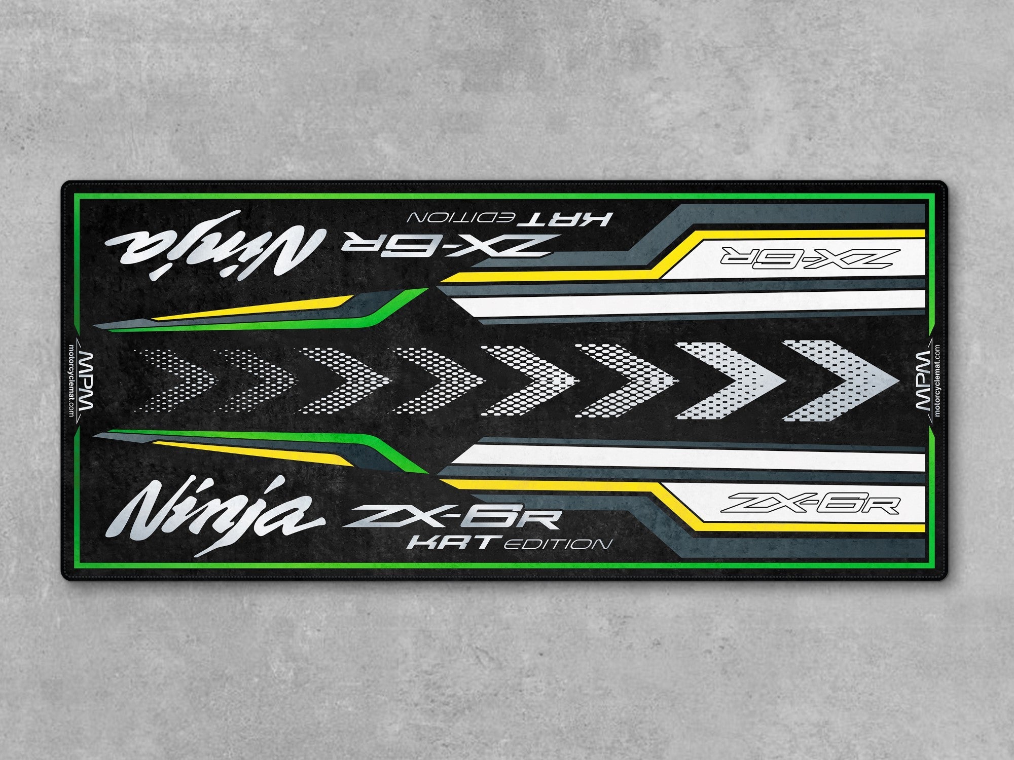 MPM Motorcycle Mat for Kawasaki Ninja ZX-6R KRT Edition - MM7396