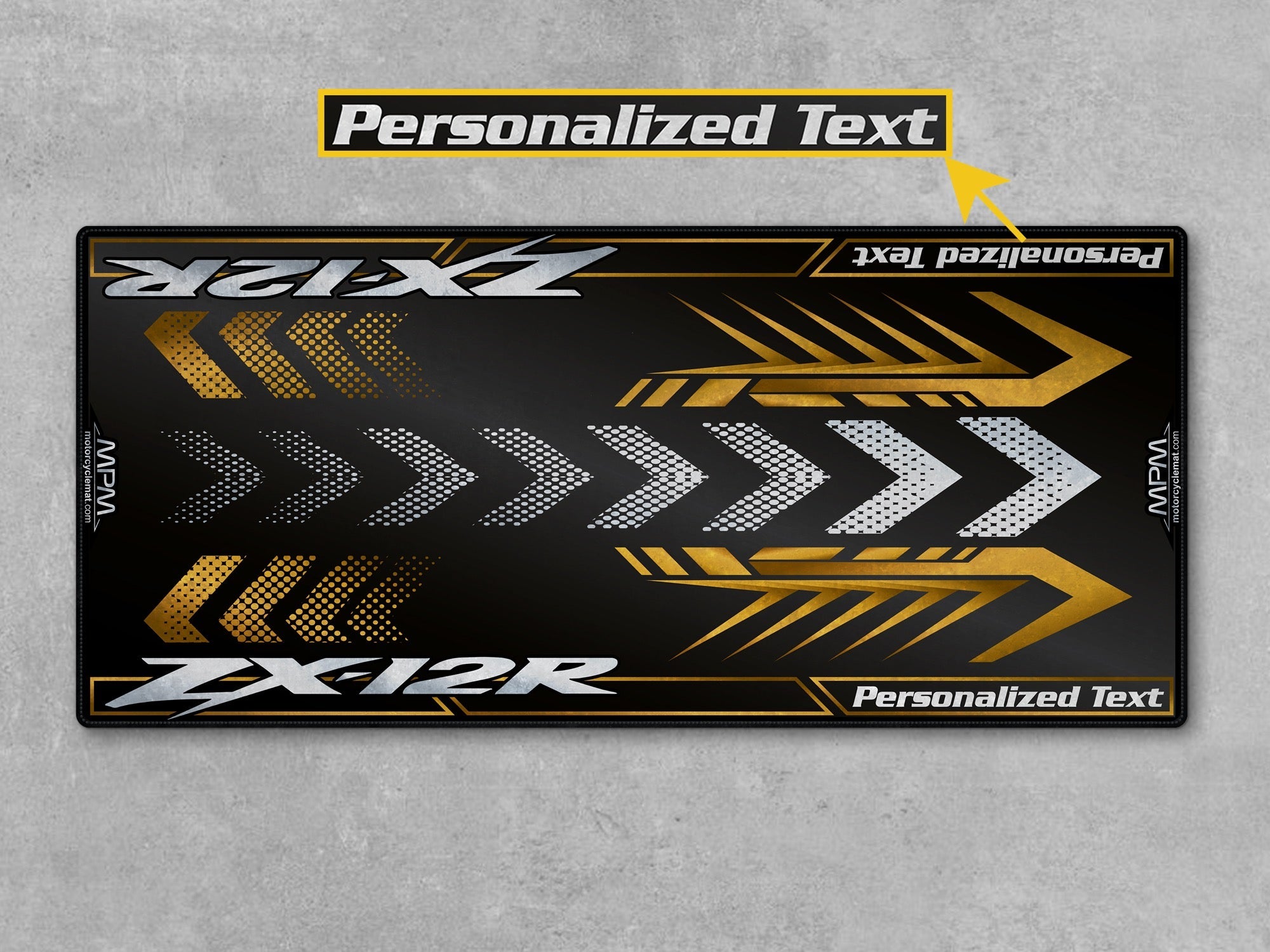 MPM Motorcycle Mat for Kawasaki ZX-12R - U205
