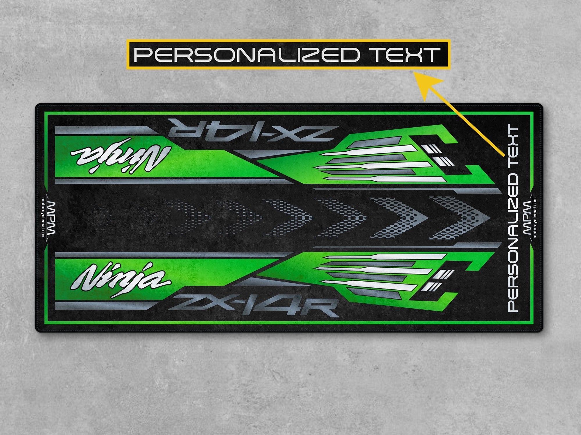 MPM Motorcycle Mat for Kawasaki Ninja ZX-14R - MM7403