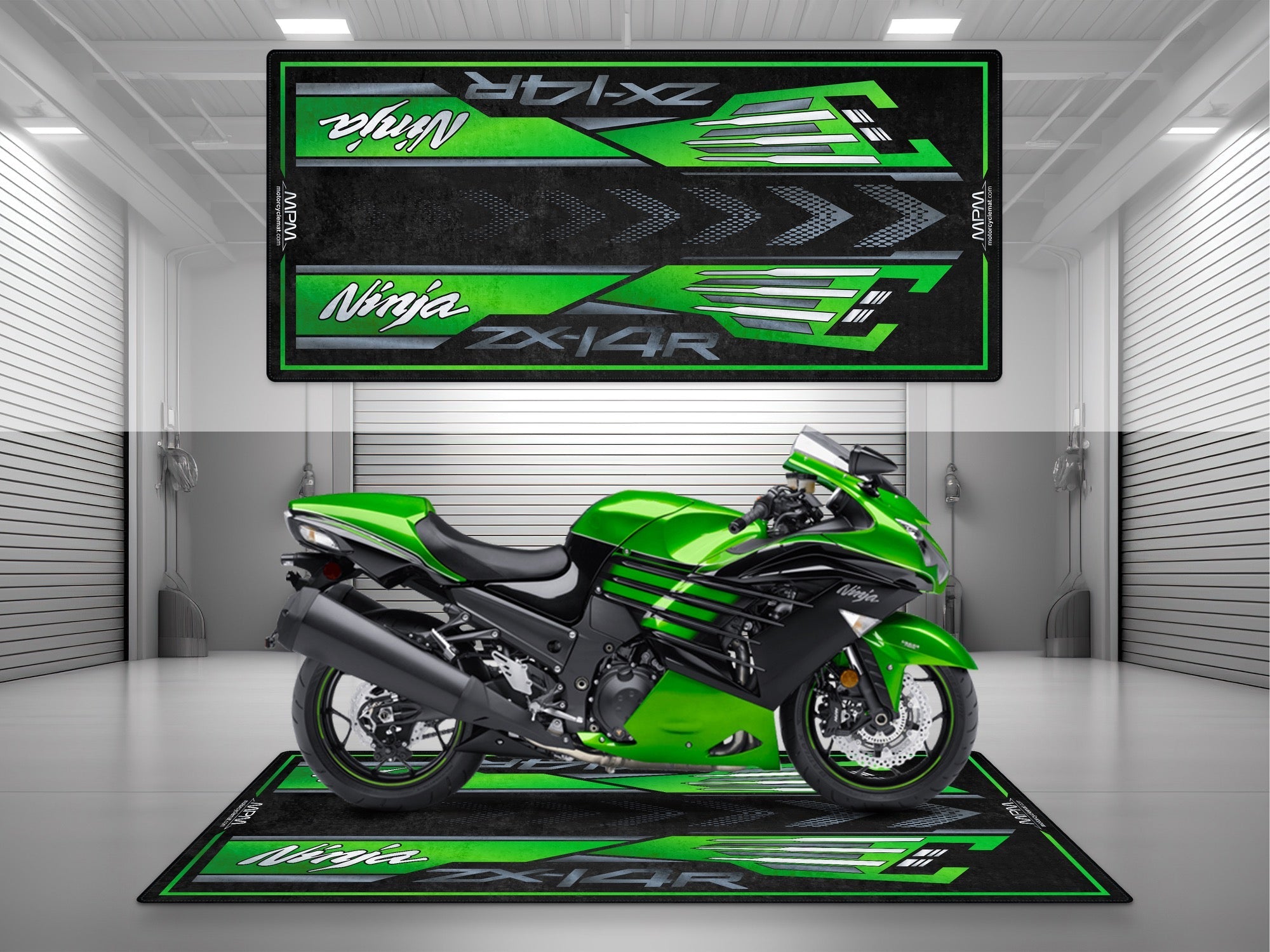 MPM Motorcycle Mat for Kawasaki Ninja ZX-14R - MM7403