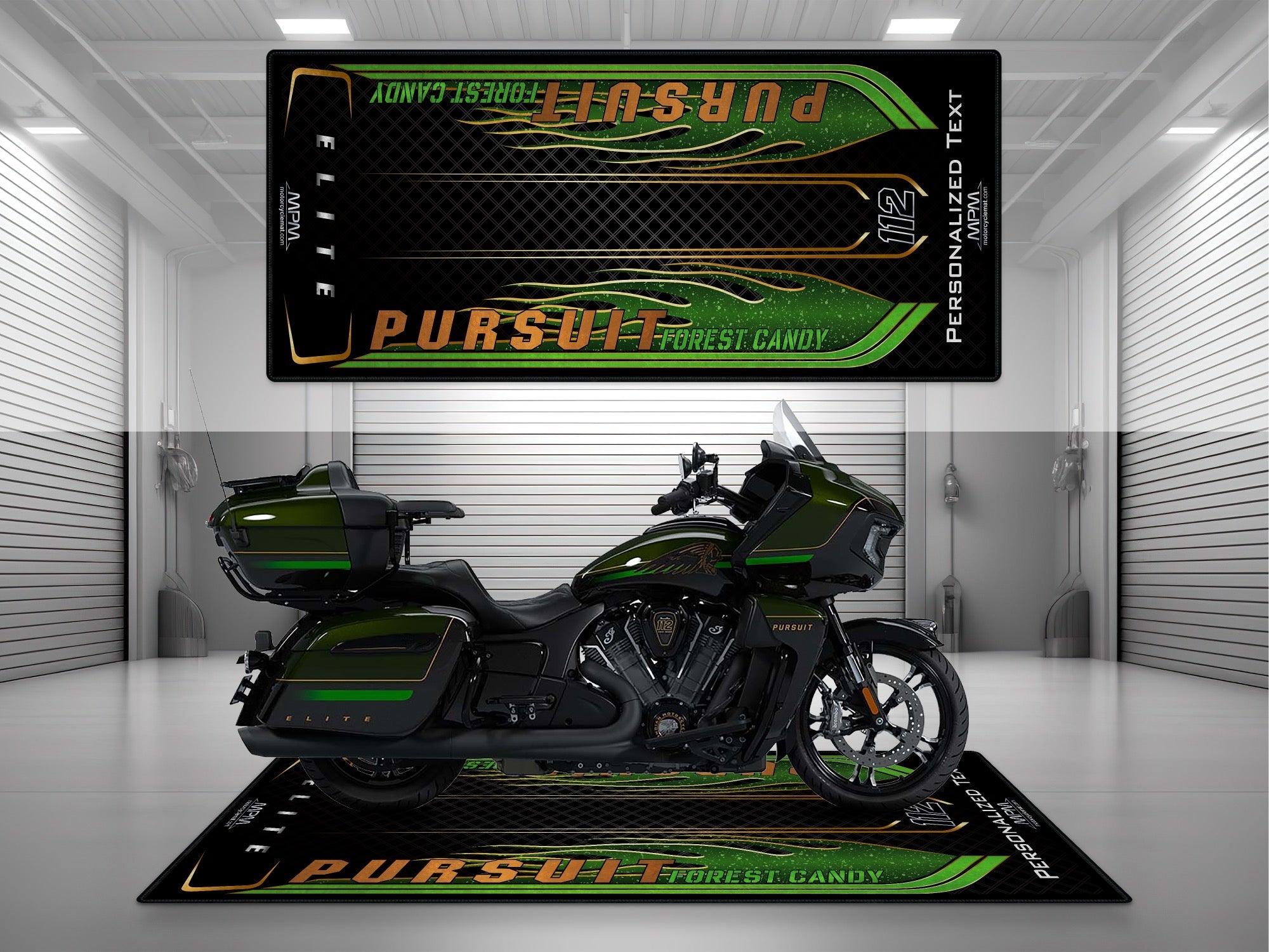 MPM Motorcycle Mat for Indian Pursuit Elite - U305