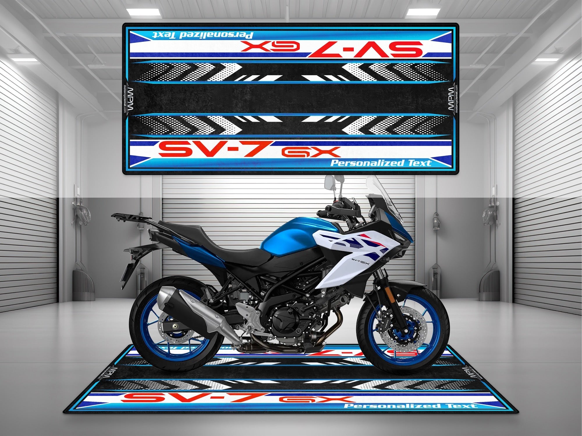 MPM Motorcycle Mat for Suzuki SV-7 GX - U105