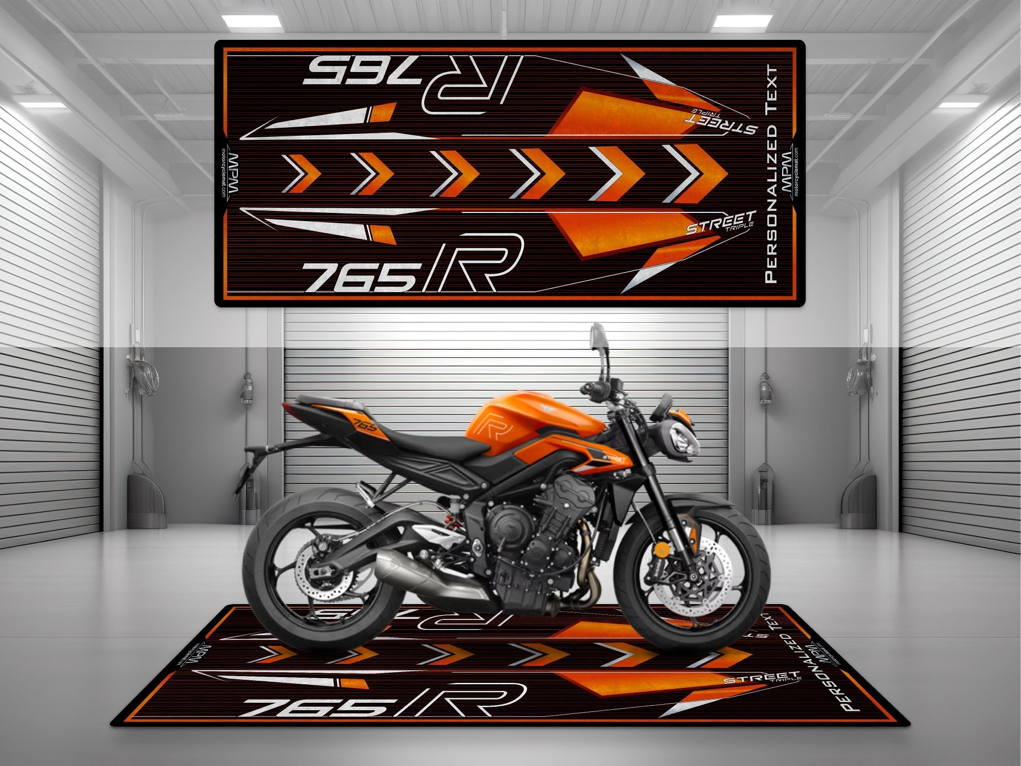 MPM Motorcycle Mat for Street Triple 765 R - U1301