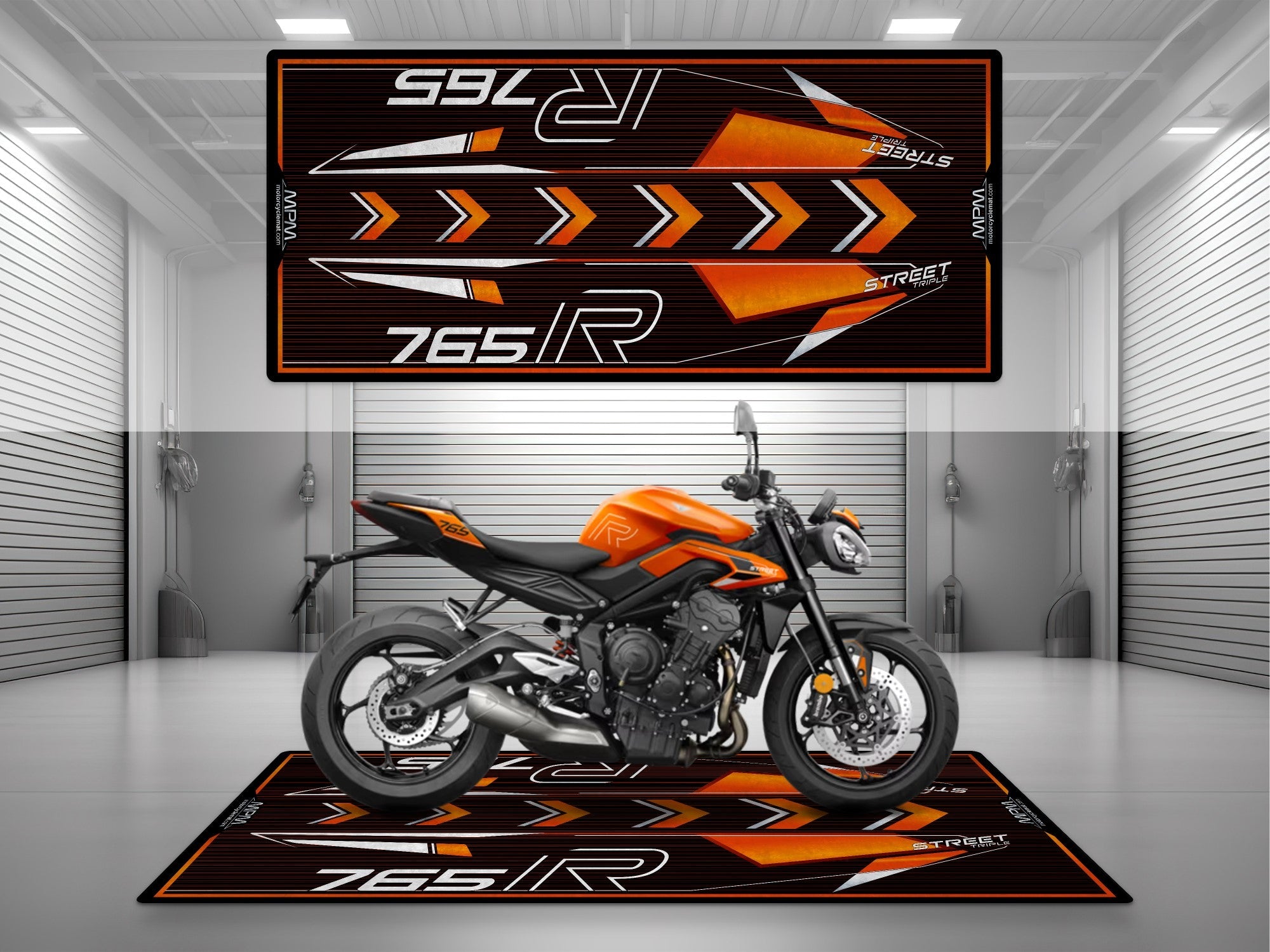MPM Motorcycle Mat for Street Triple 765 R - U1301