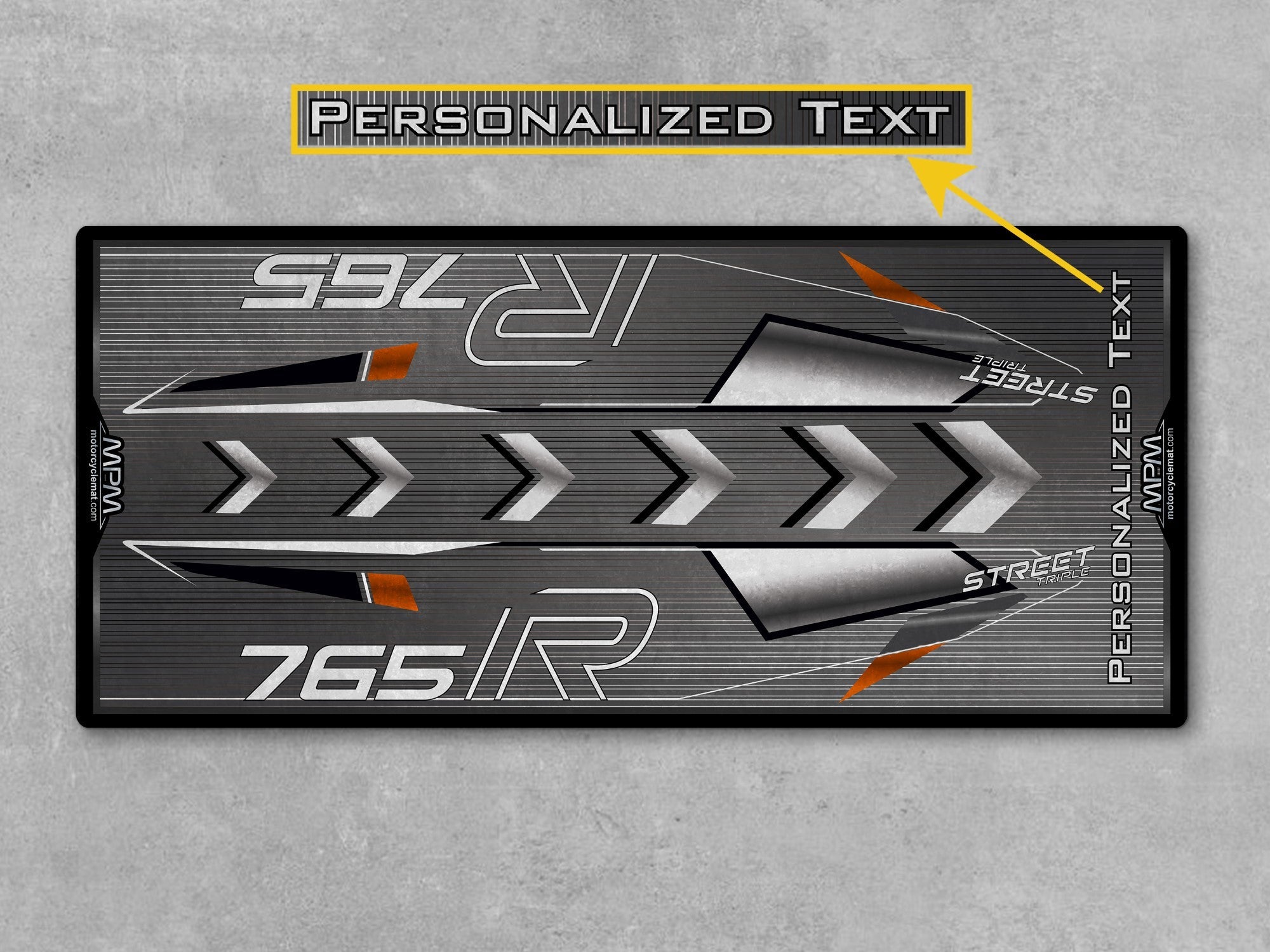 MPM Motorcycle Mat for Street Triple 765 R - U1301