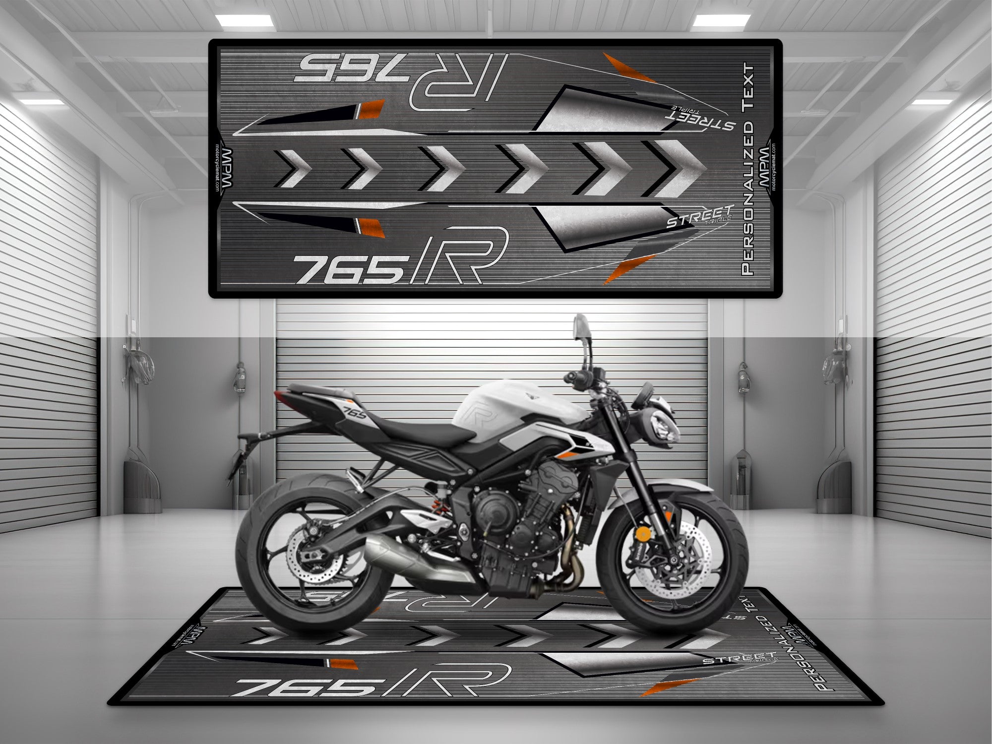 MPM Motorcycle Mat for Street Triple 765 R - U1301