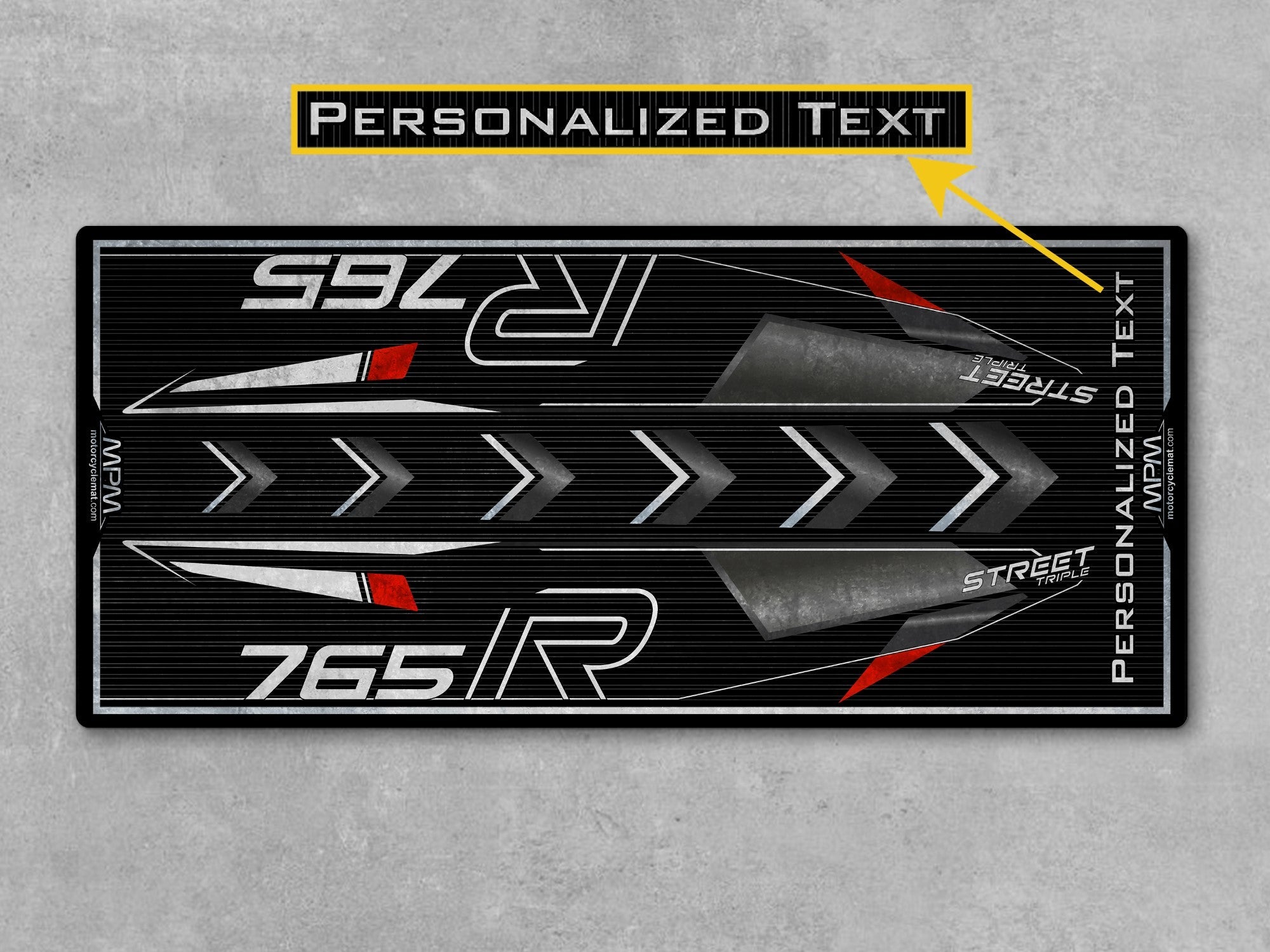MPM Motorcycle Mat for Street Triple 765 R - U1301