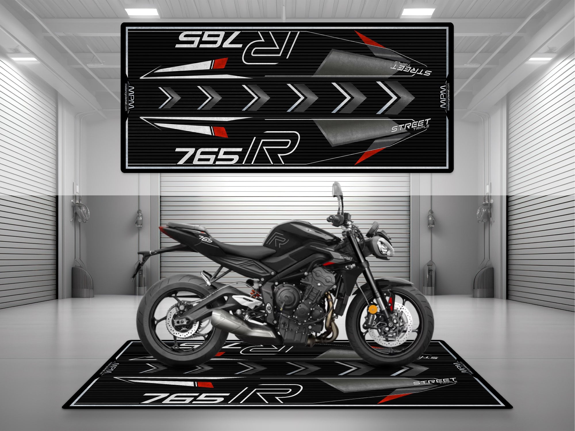 MPM Motorcycle Mat for Street Triple 765 R - U1301