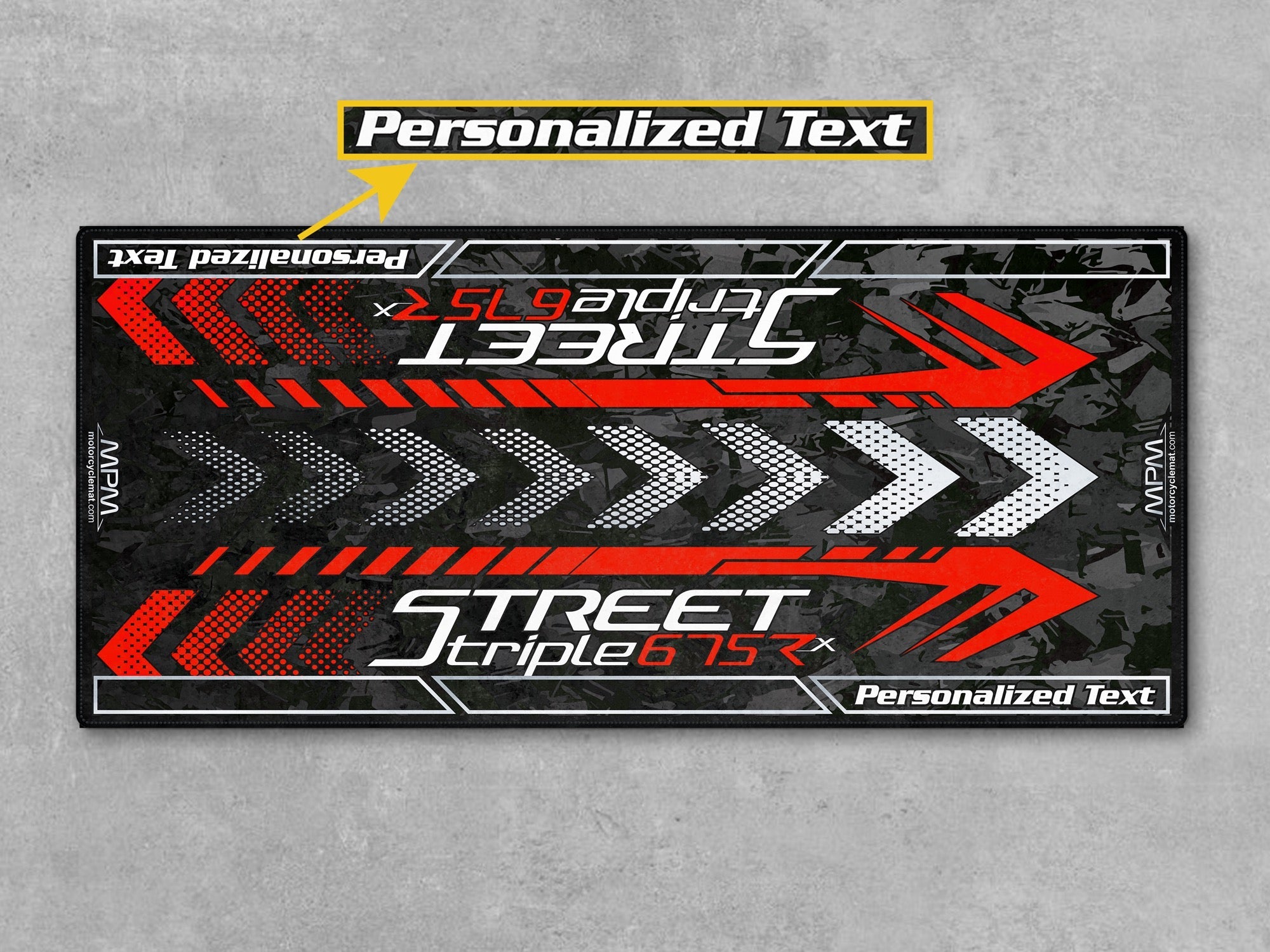 MPM Motorcycle Mat for Speed Triple 675 RX - U1310