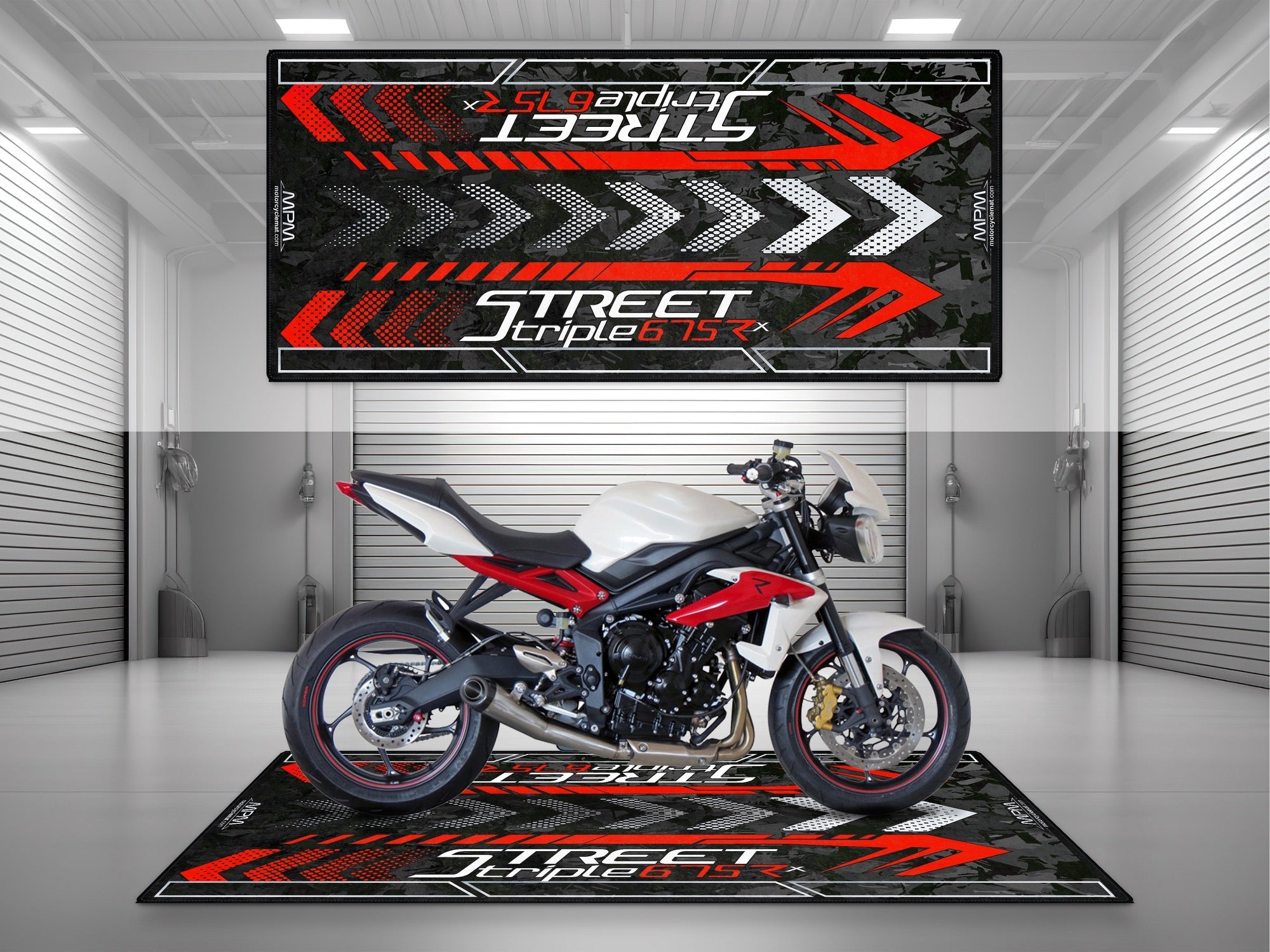 MPM Motorcycle Mat for Speed Triple 675 RX - U1310