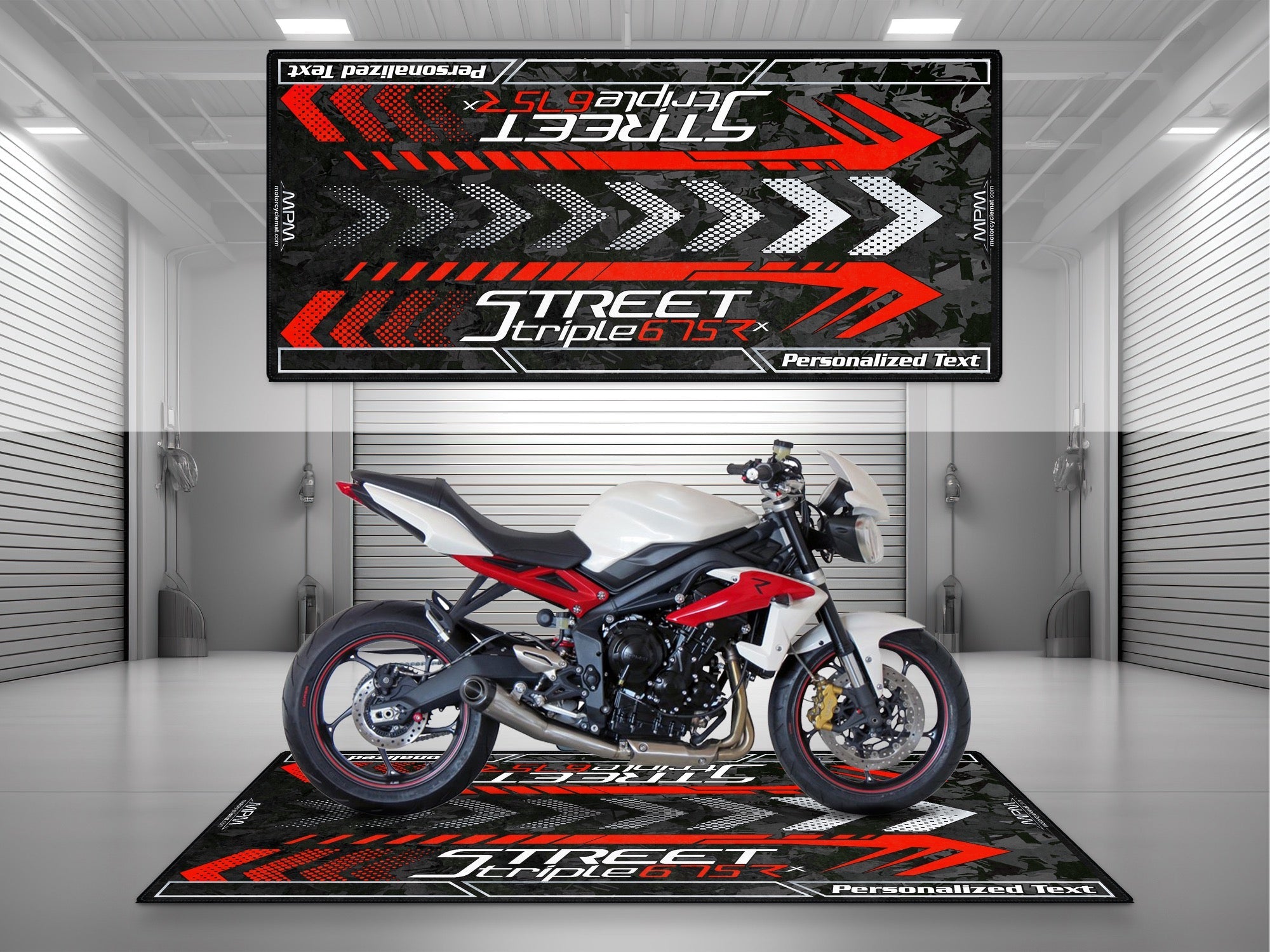 MPM Motorcycle Mat for Speed Triple 675 RX - U1310