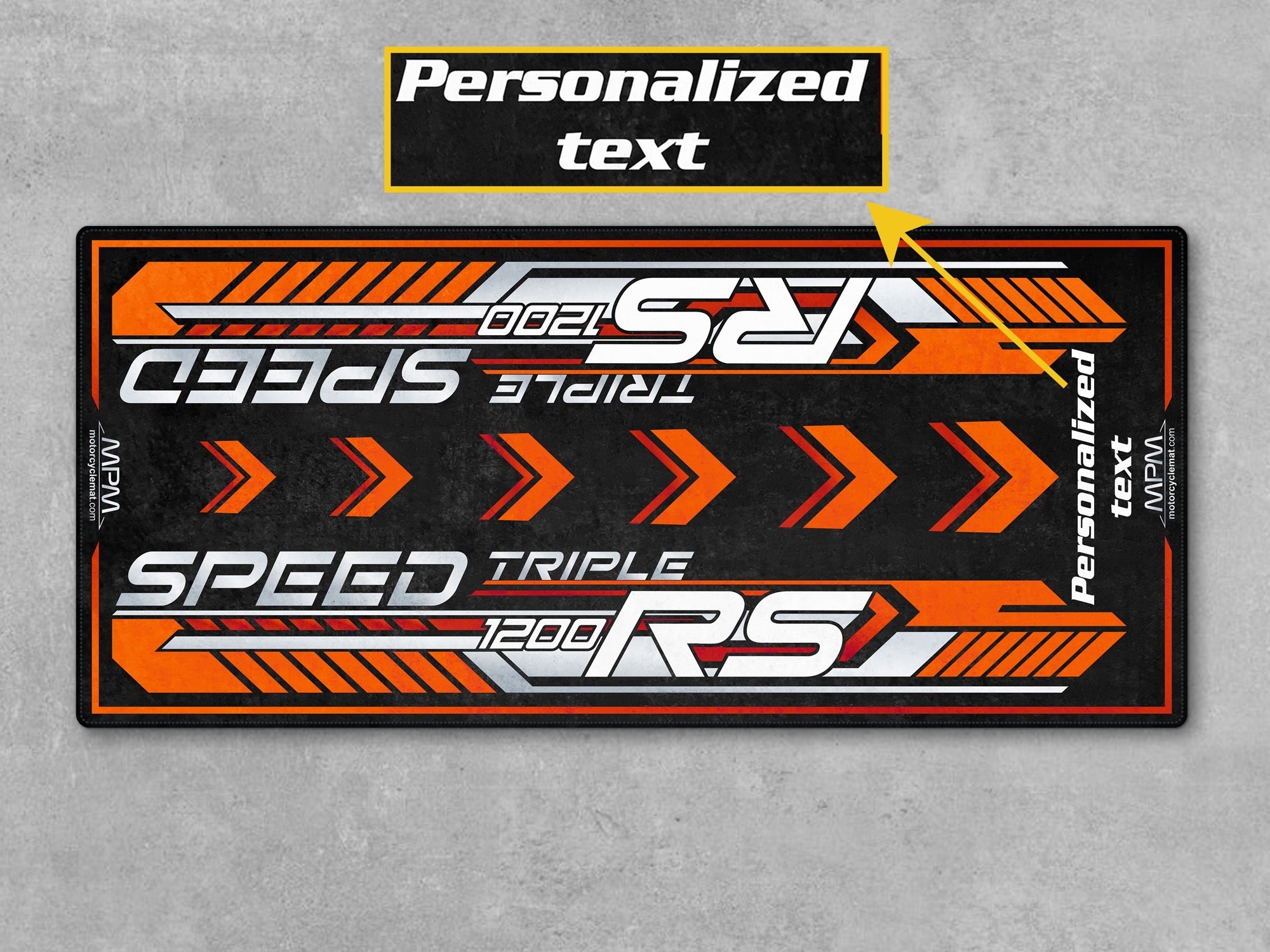 MPM Motorcycle Mat for Speed Triple 1200 RS - U1303
