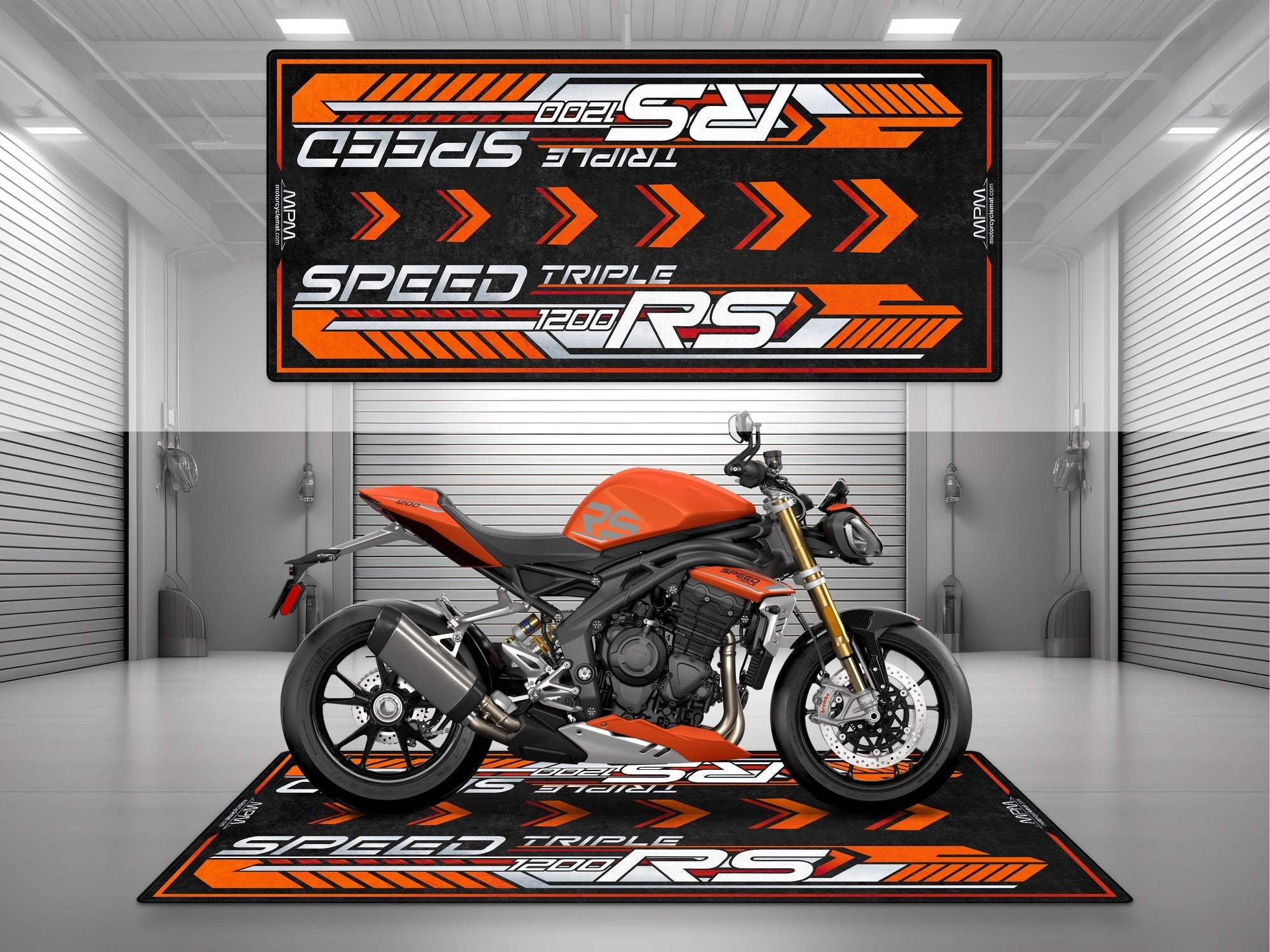 MPM Motorcycle Mat for Speed Triple 1200 RS - U1303