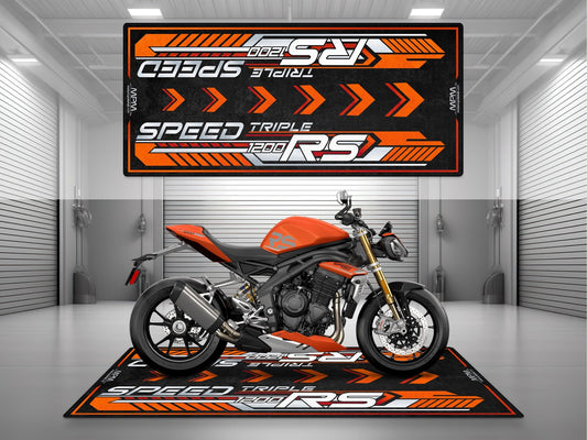 MPM Motorcycle Mat for Speed Triple 1200 RS - U1303
