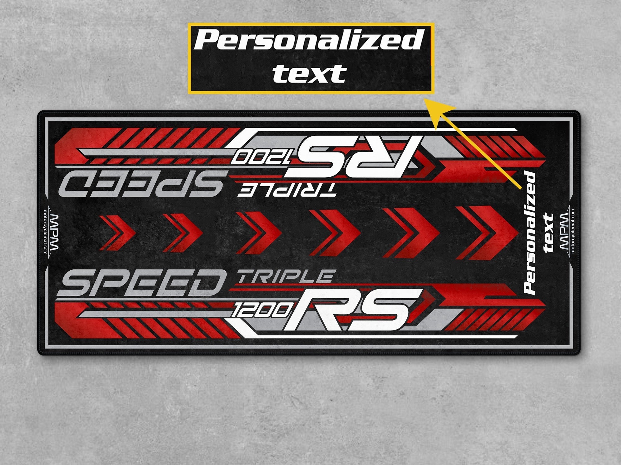 MPM Motorcycle Mat for Speed Triple 1200 RS - U1303