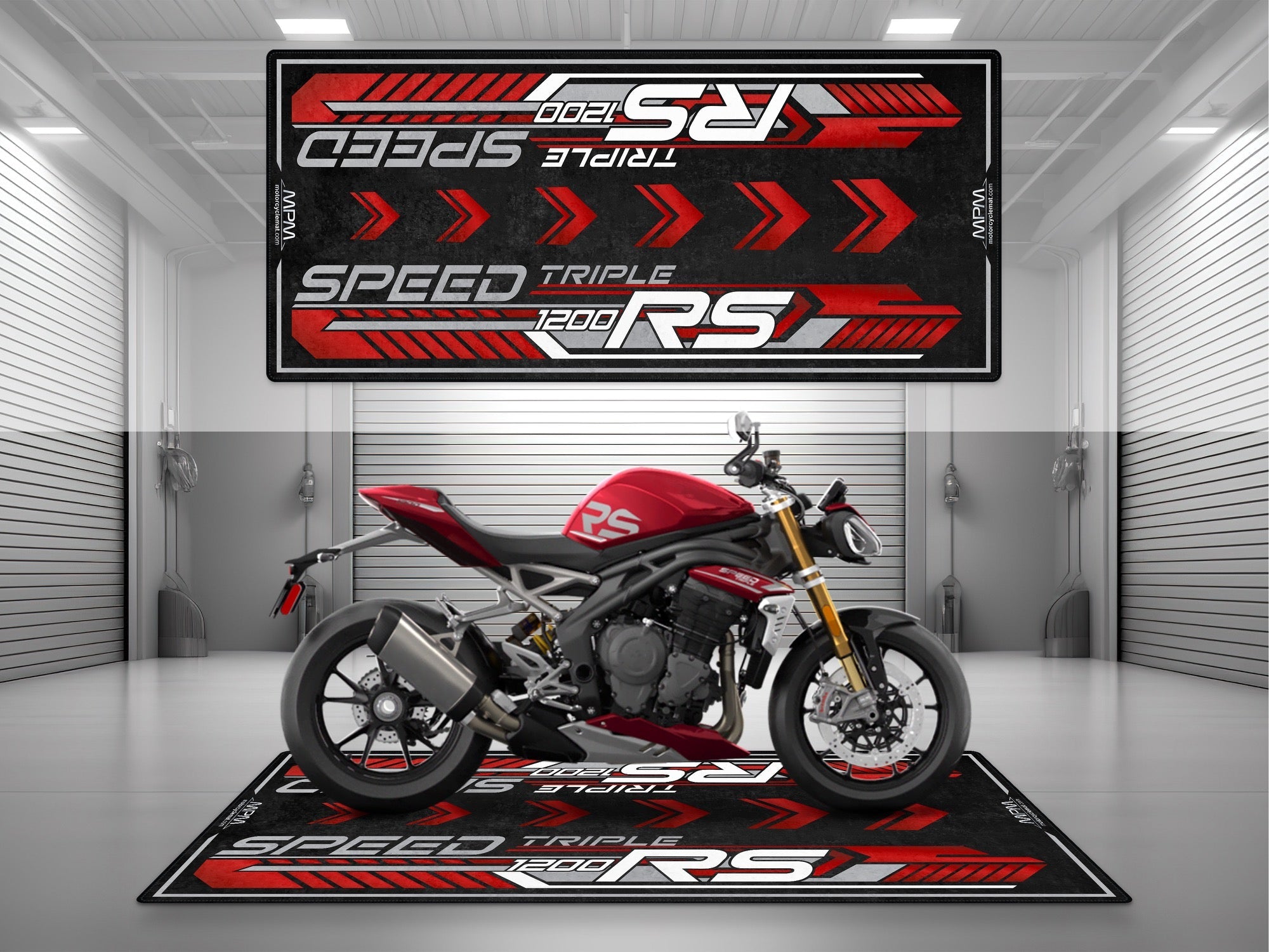 MPM Motorcycle Mat for Speed Triple 1200 RS - U1303