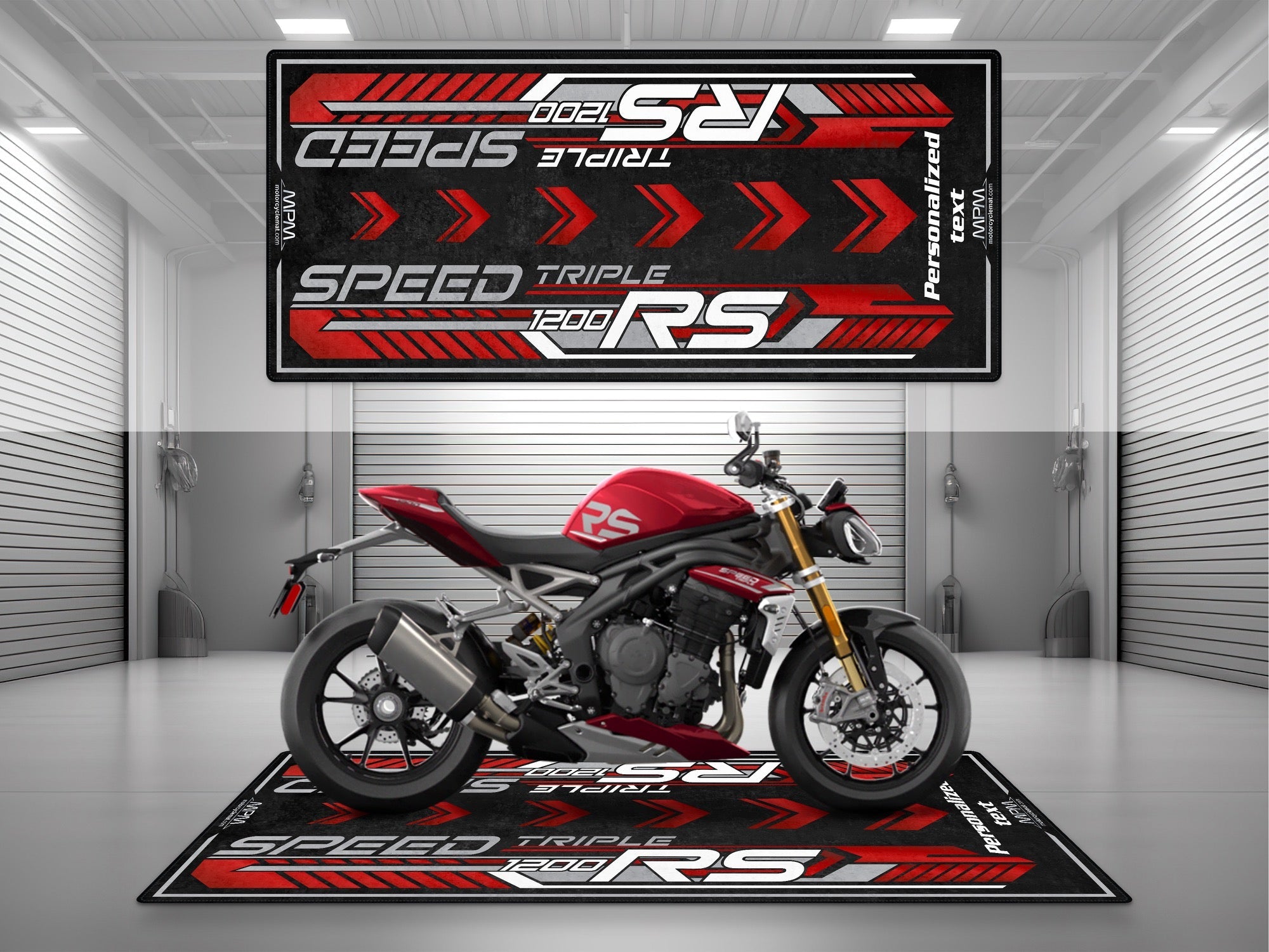 MPM Motorcycle Mat for Speed Triple 1200 RS - U1303