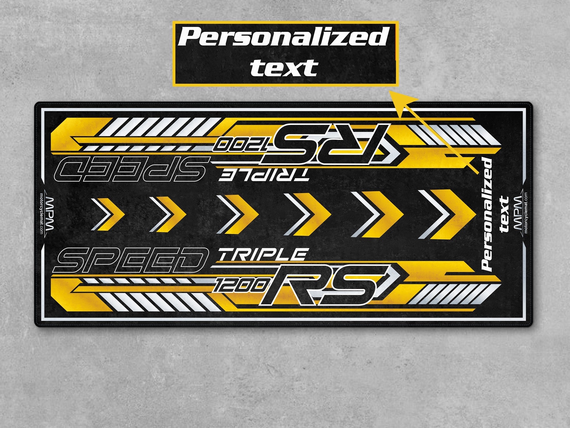 MPM Motorcycle Mat for Speed Triple 1200 RS - U1303