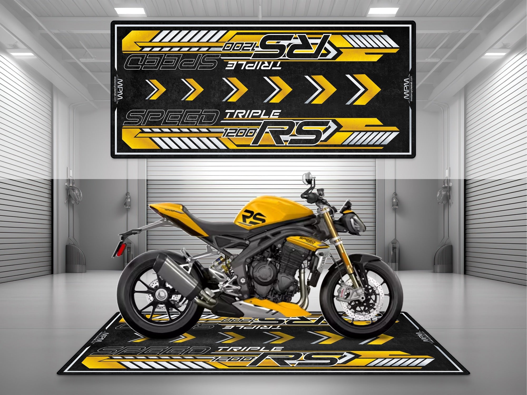 MPM Motorcycle Mat for Speed Triple 1200 RS - U1303