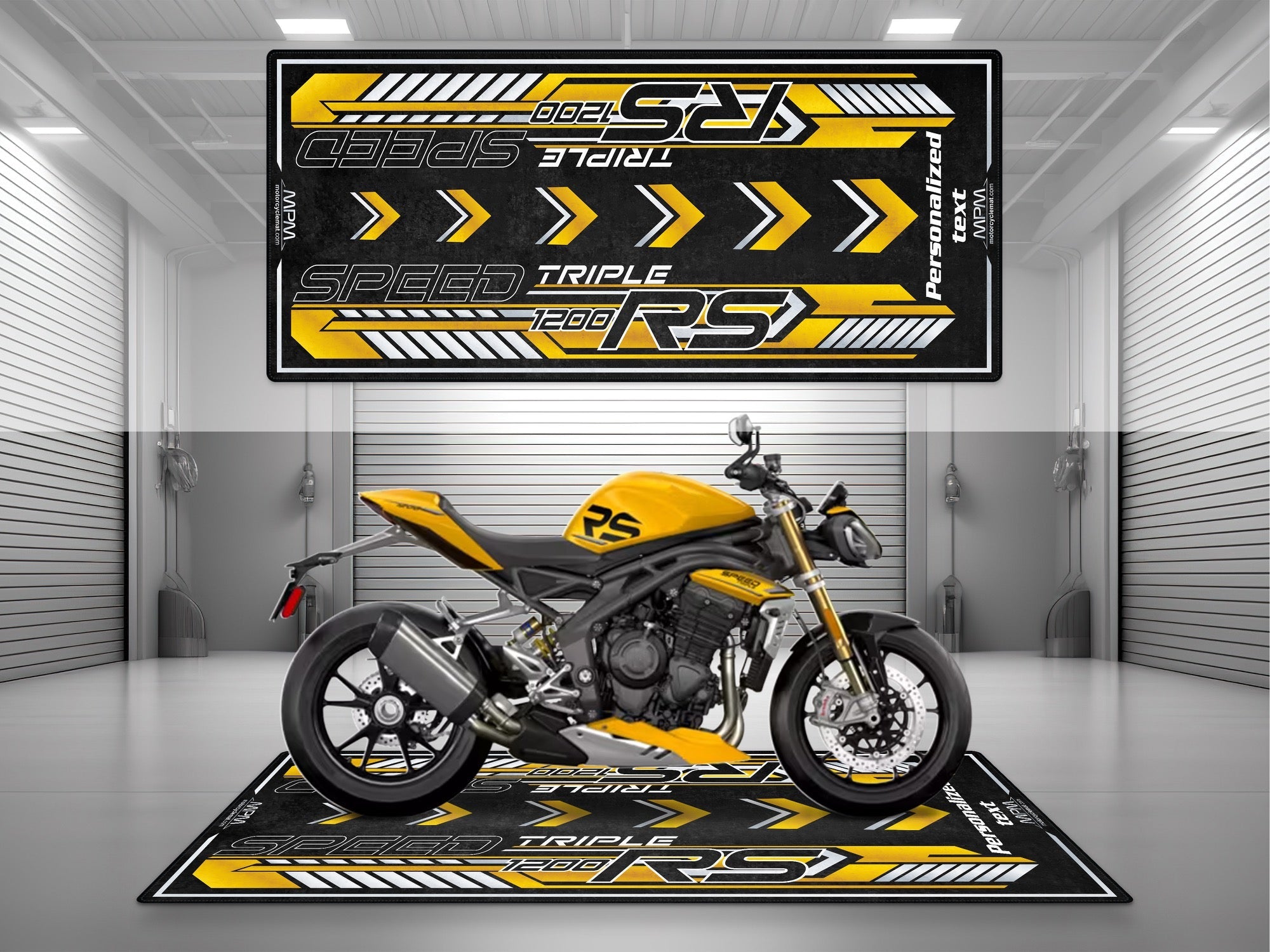 MPM Motorcycle Mat for Speed Triple 1200 RS - U1303