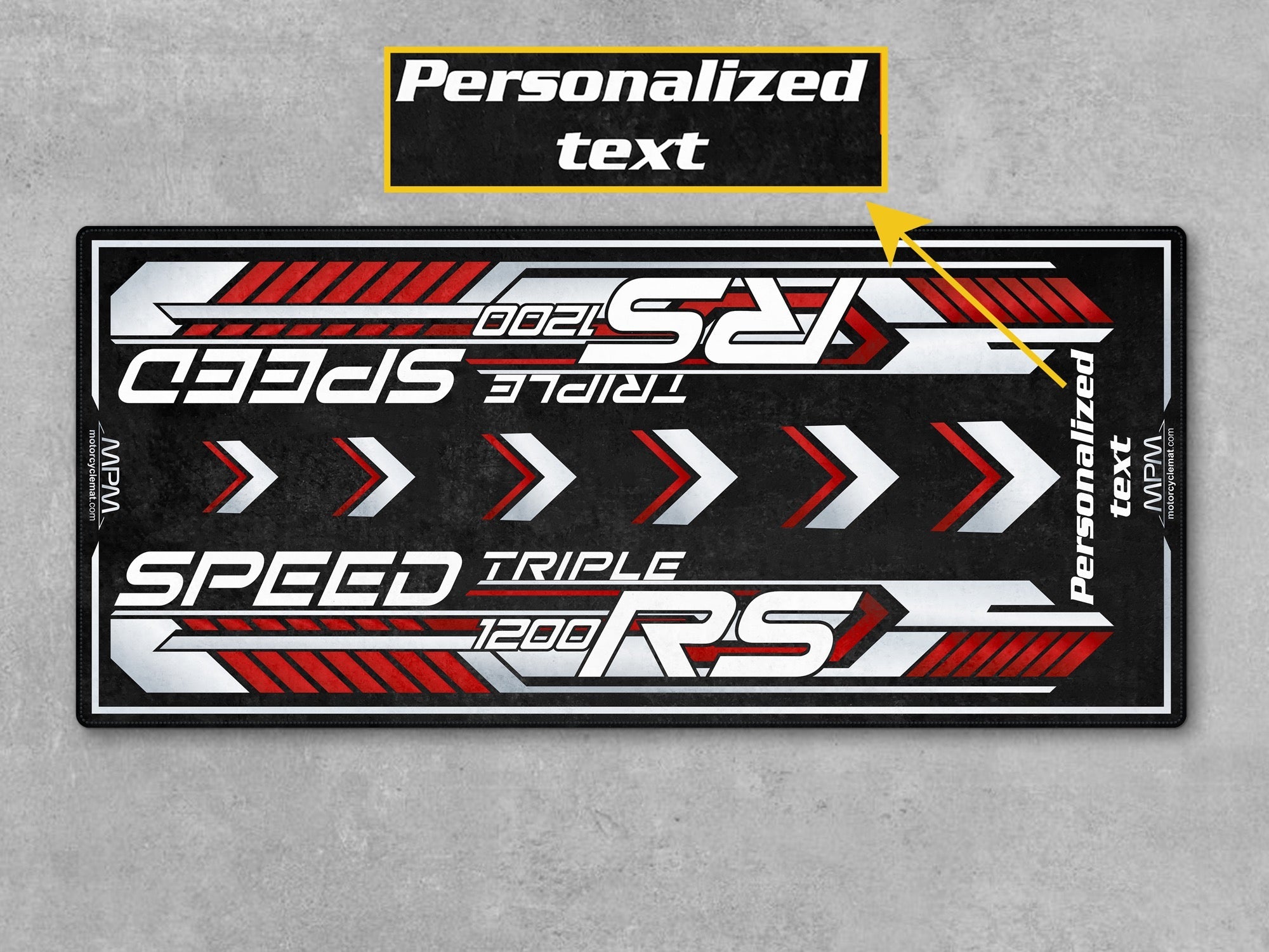MPM Motorcycle Mat for Speed Triple 1200 RS - U1303