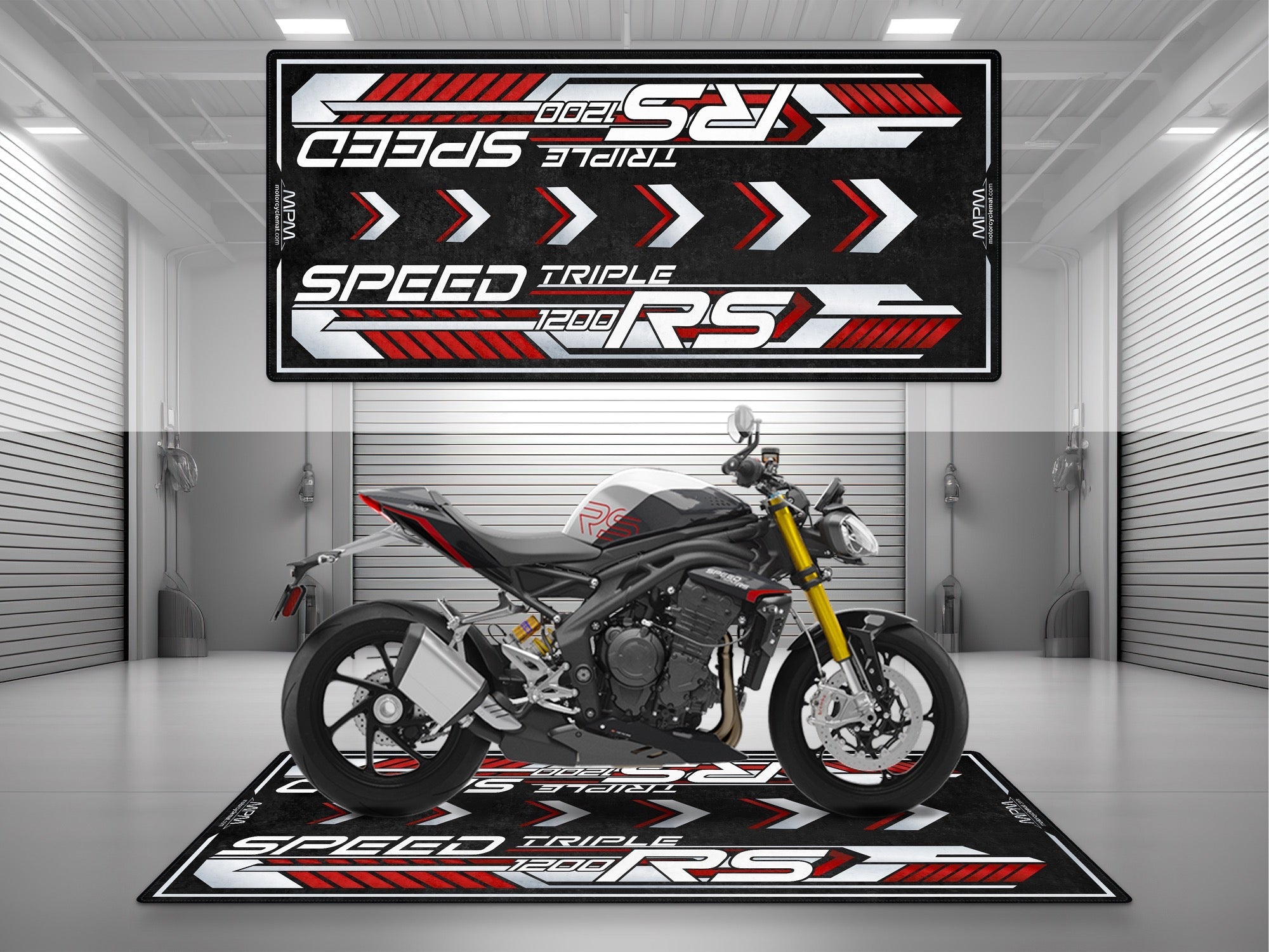 MPM Motorcycle Mat for Speed Triple 1200 RS - U1303