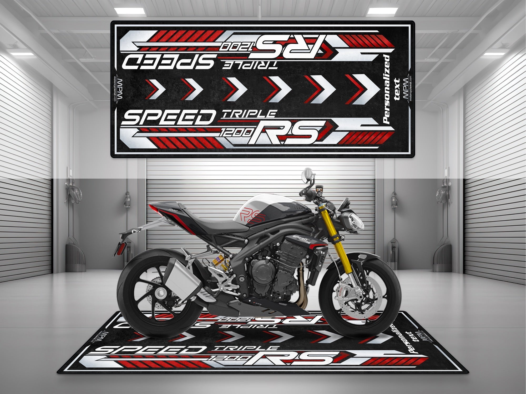 MPM Motorcycle Mat for Speed Triple 1200 RS - U1303