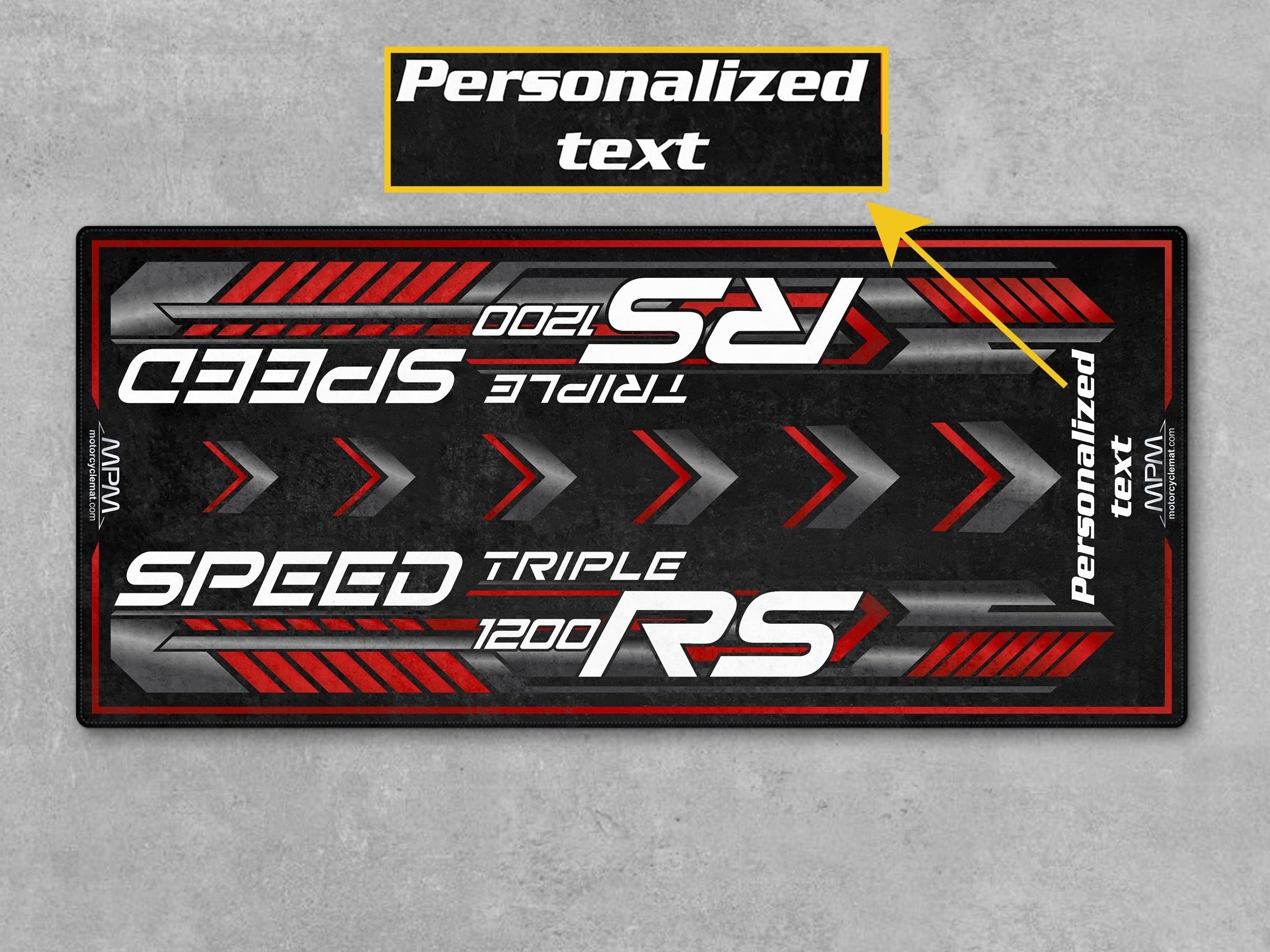 MPM Motorcycle Mat for Speed Triple 1200 RS - U1303