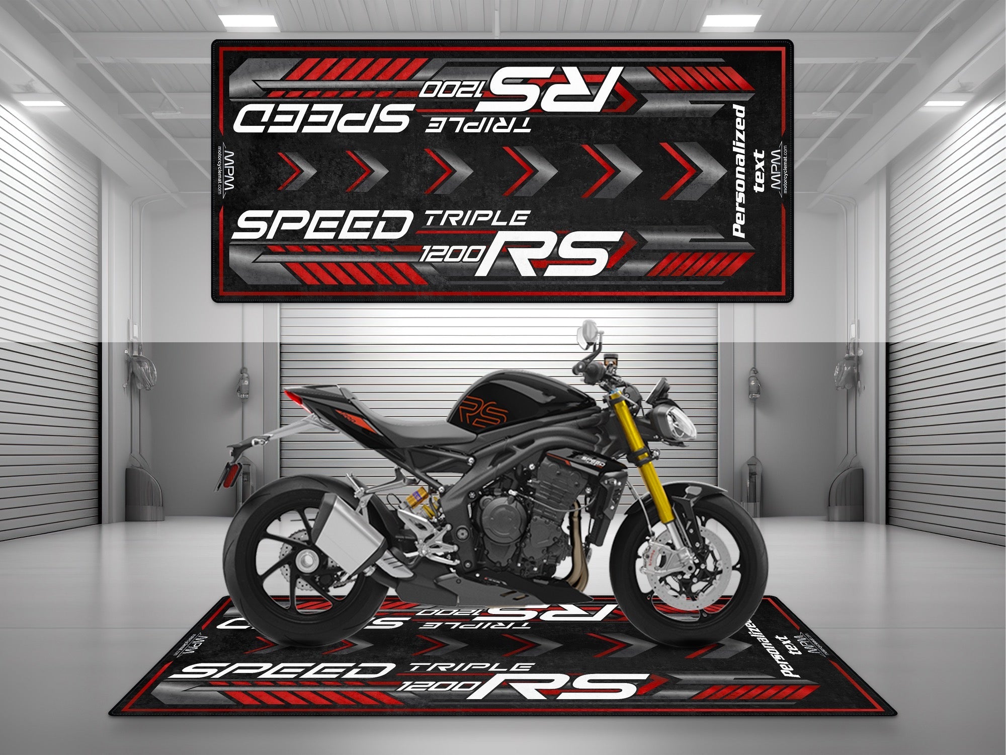 MPM Motorcycle Mat for Speed Triple 1200 RS - U1303
