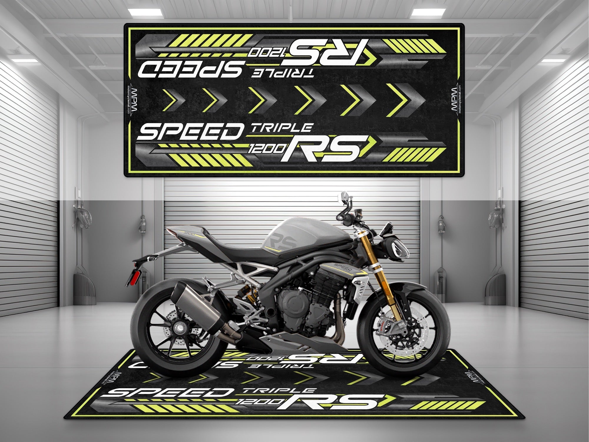 MPM Motorcycle Mat for Speed Triple 1200 RS - U1303