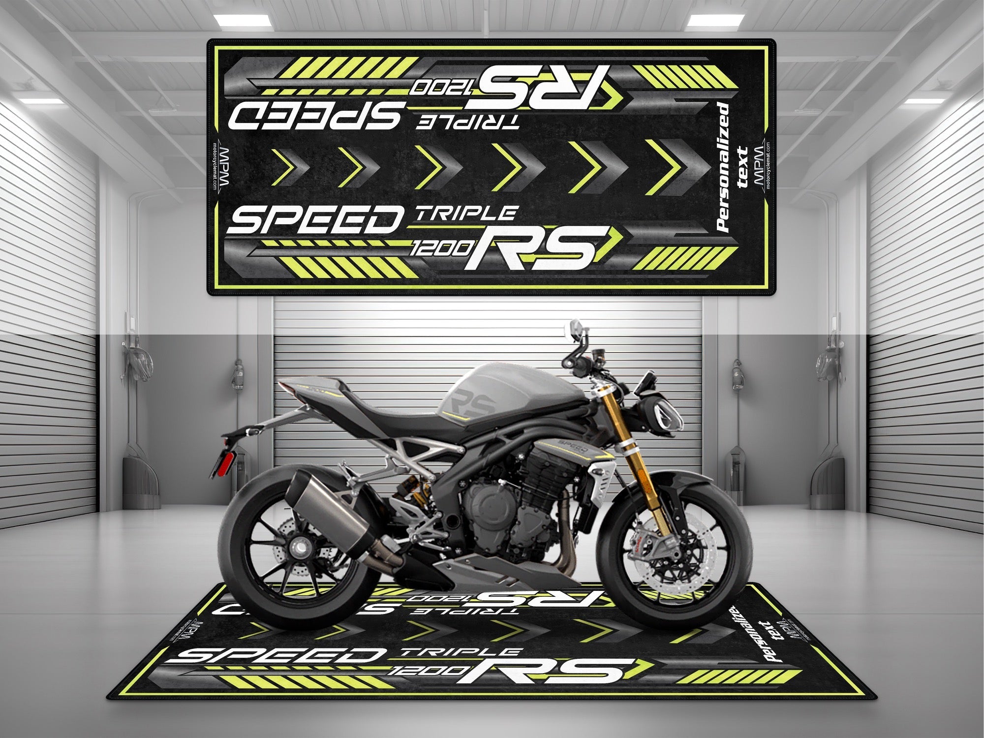 MPM Motorcycle Mat for Speed Triple 1200 RS - U1303