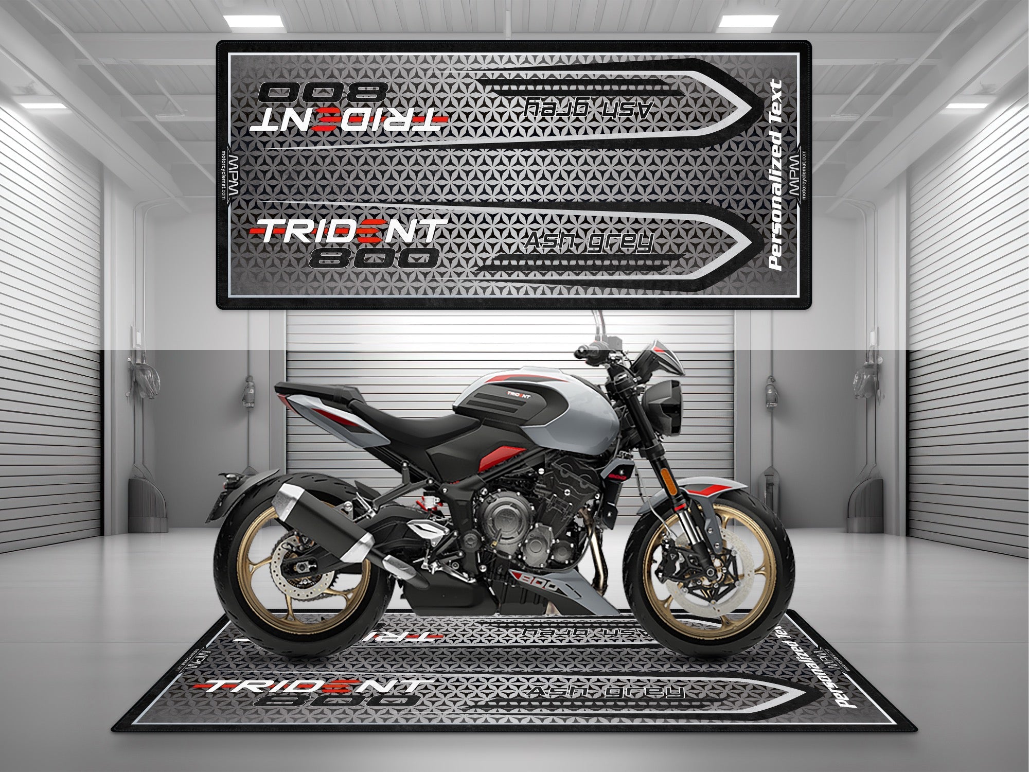 MPM Motorcycle Mat for Triumph Trident 800 - U1311