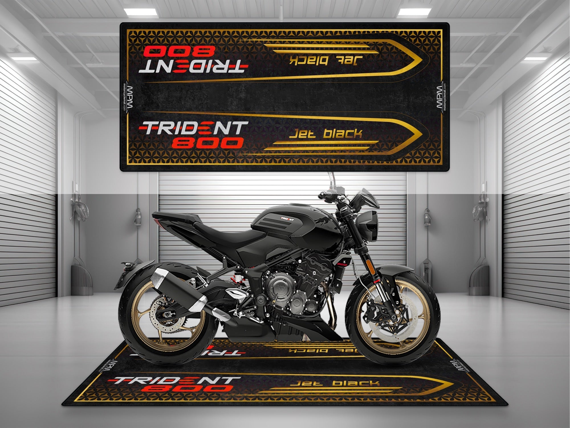 MPM Motorcycle Mat for Triumph Trident 800 - U1311