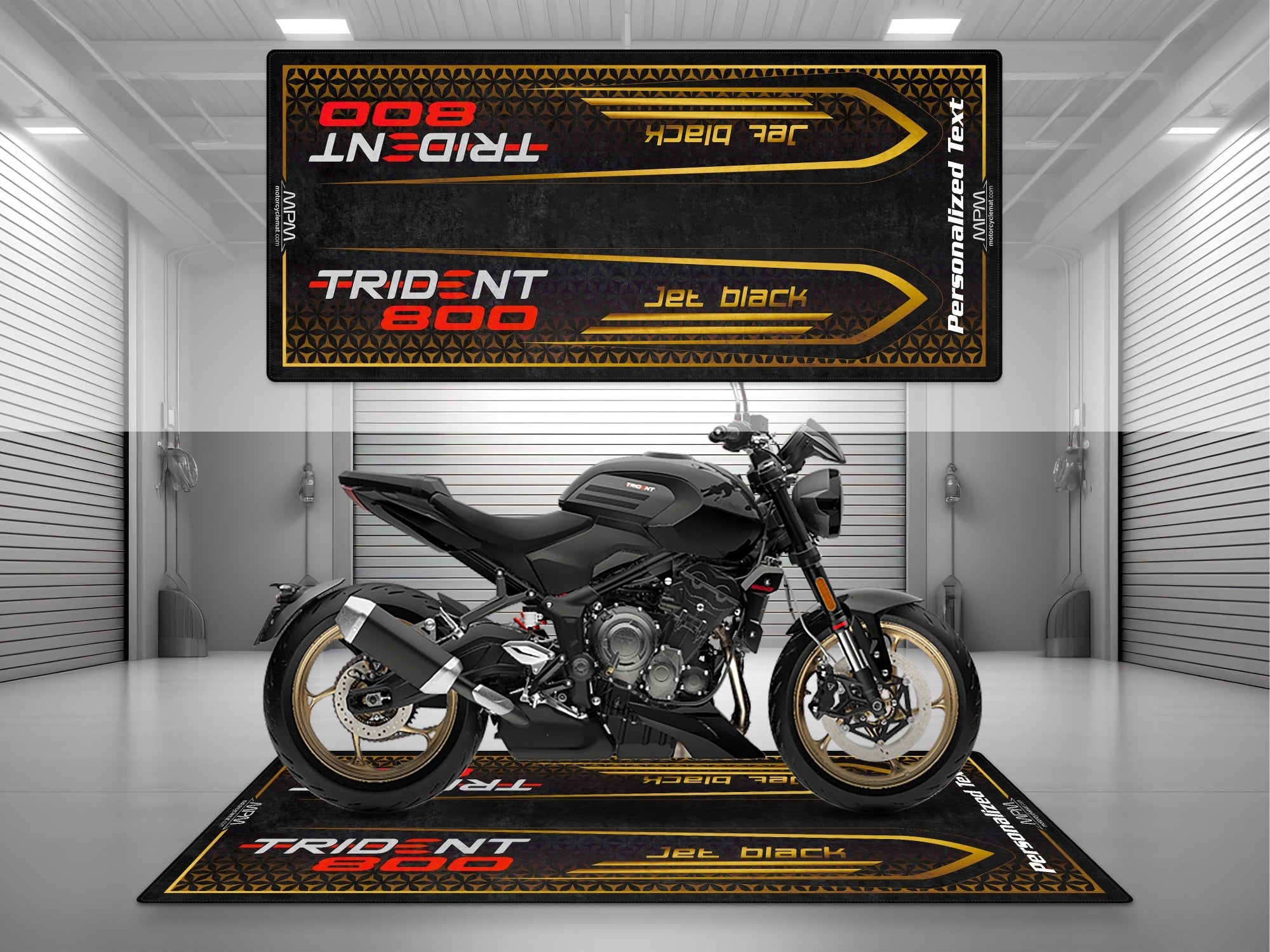 MPM Motorcycle Mat for Triumph Trident 800 - U1311